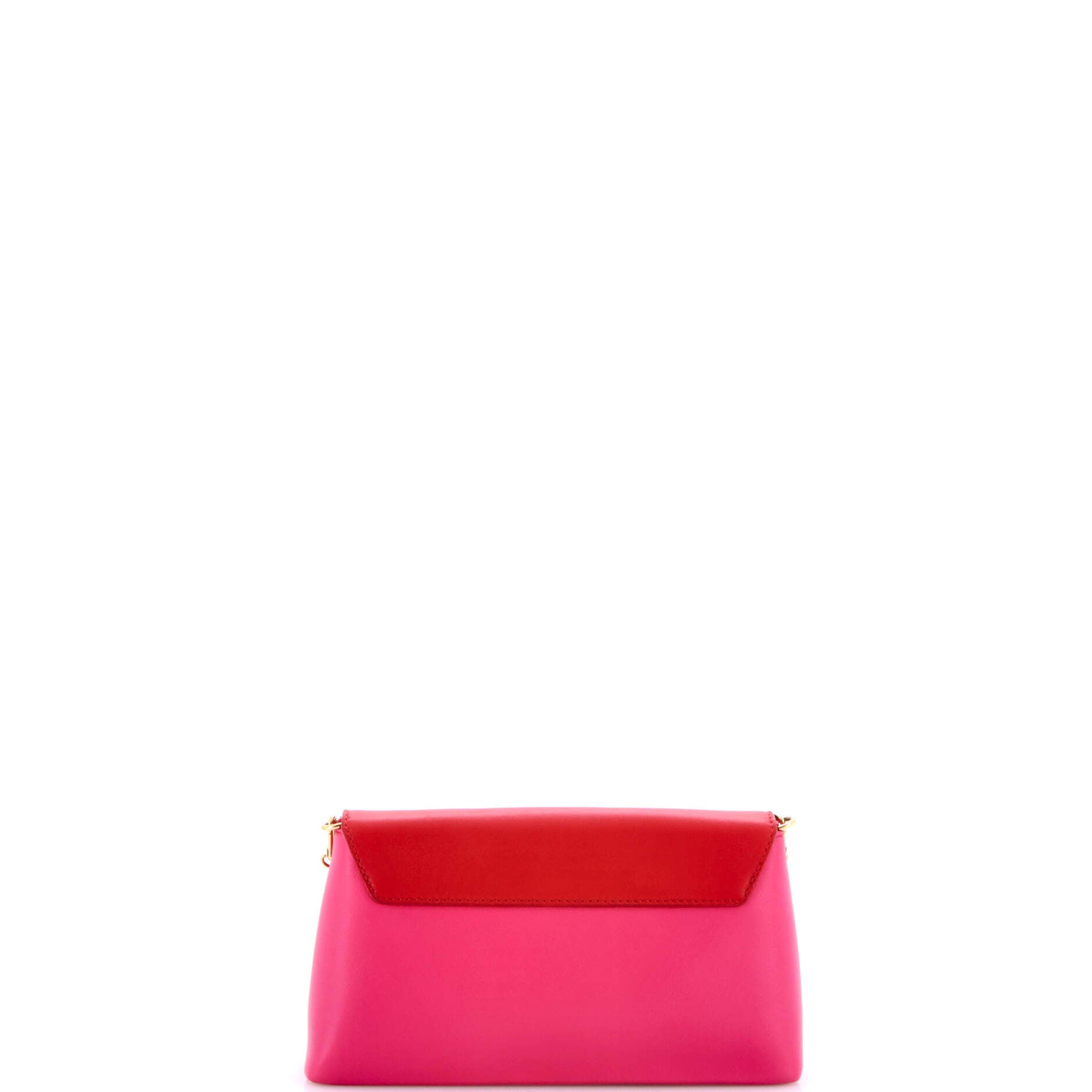 Love Note Chain Clutch Leather