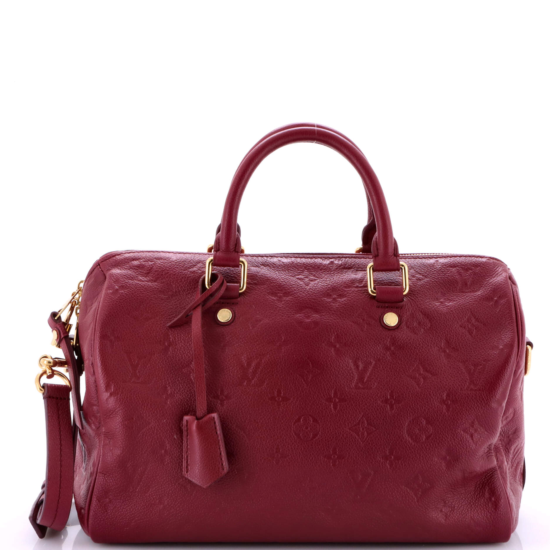 Speedy Bandouliere Bag Monogram Empreinte Leather 30