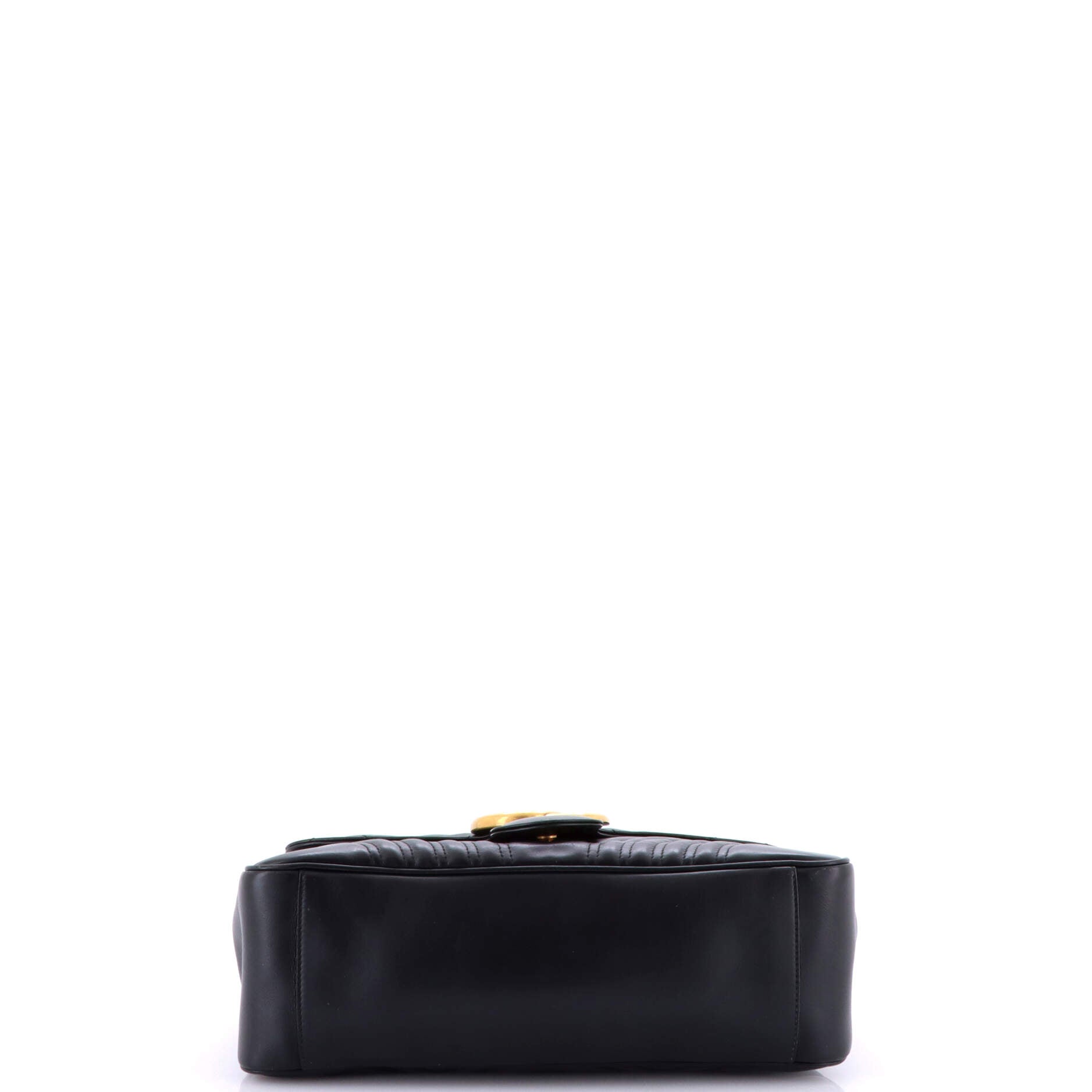 GG Marmont Top Handle Flap Bag Matelasse Leather Medium