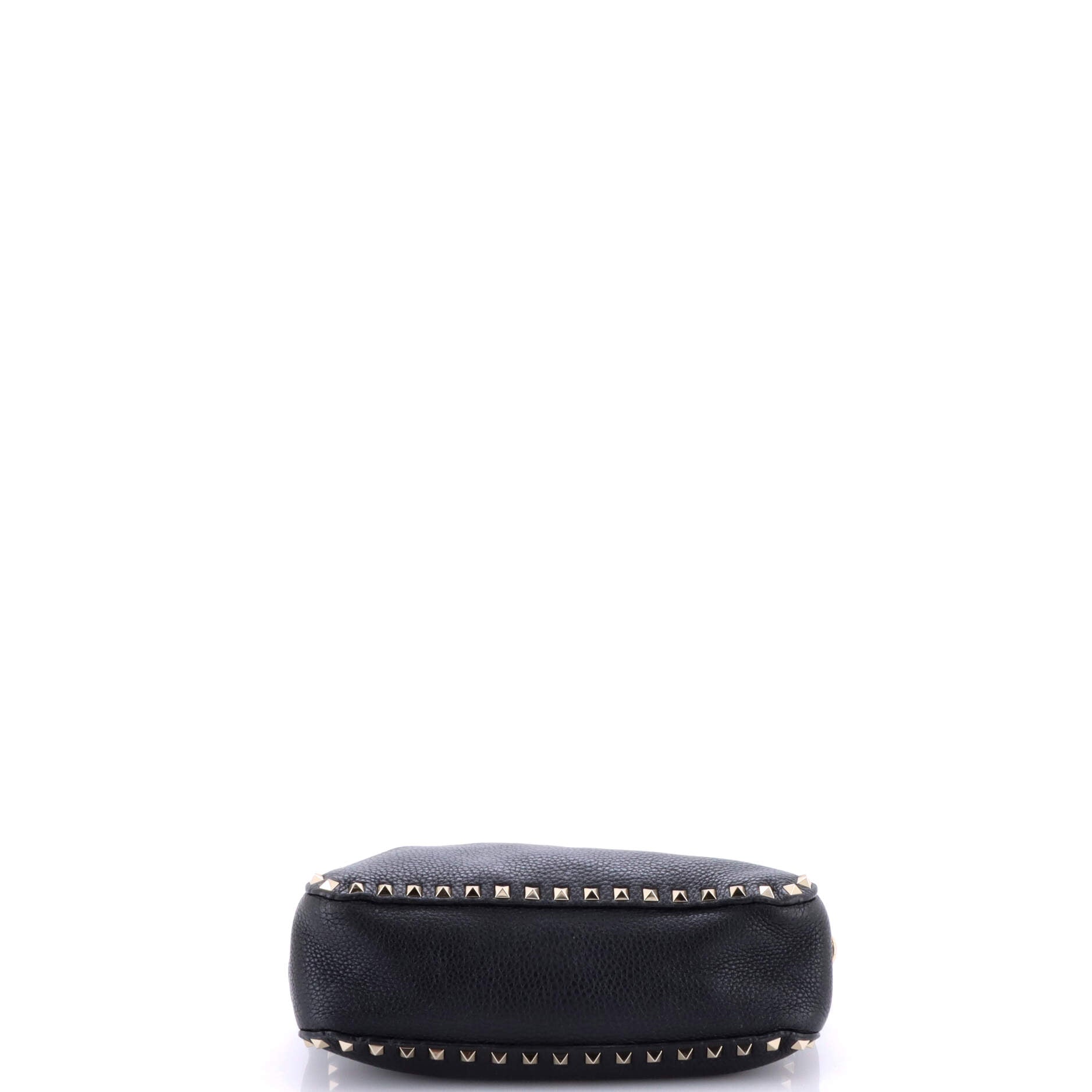 Rockstud Flip Lock Messenger Bag Leather Small