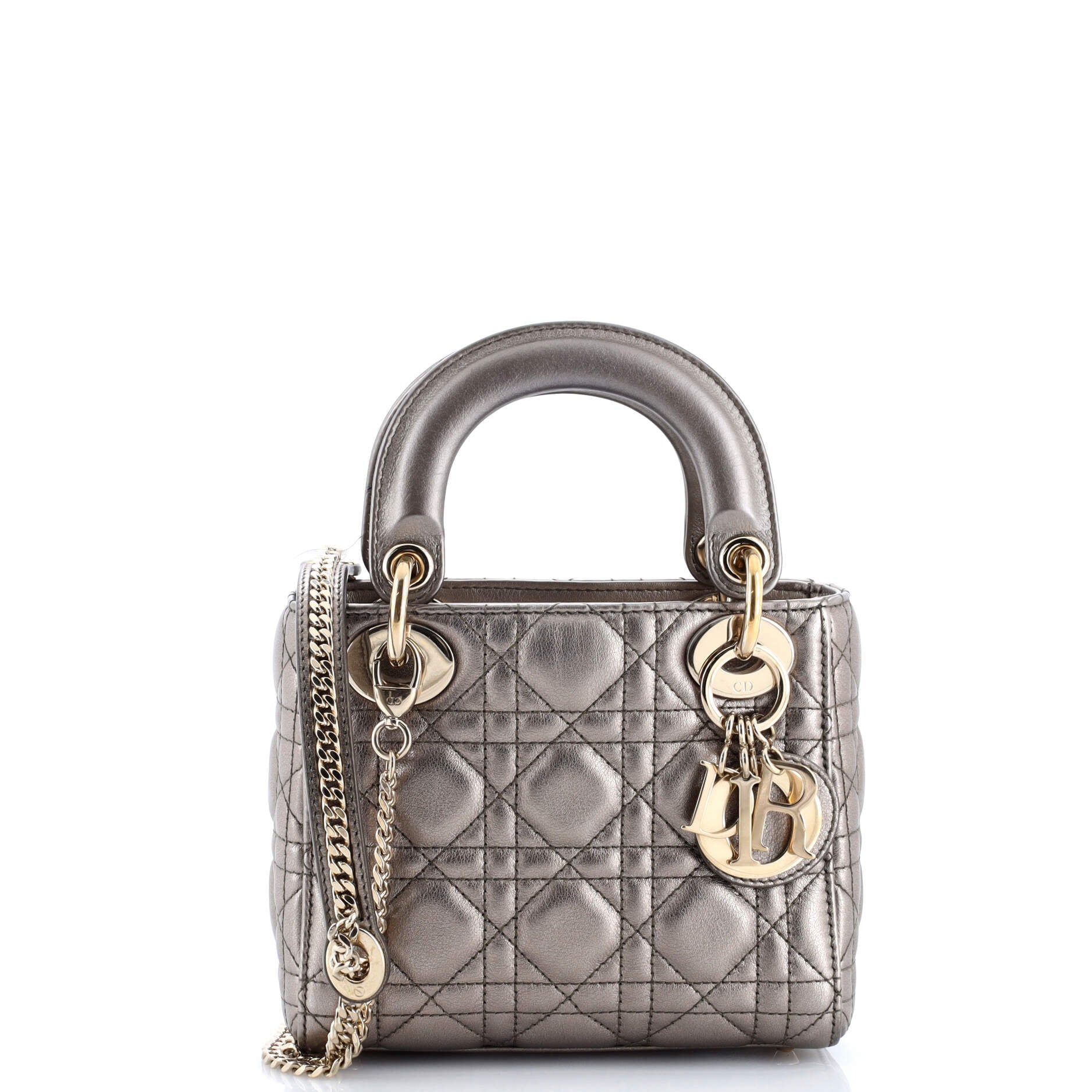 Lady Dior Chain Bag Cannage Quilt Lambskin Mini