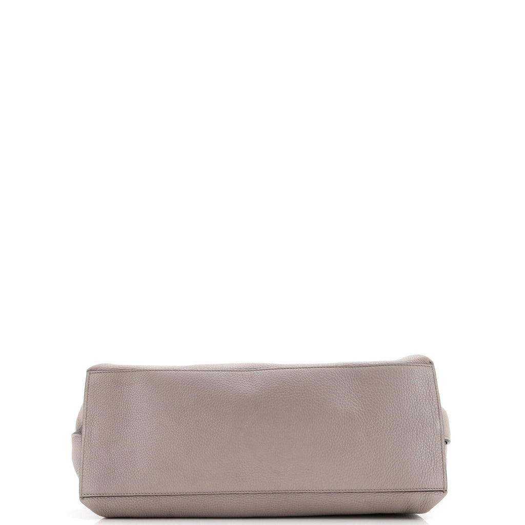 Bamboo Daily Top Handle Bag Leather Large