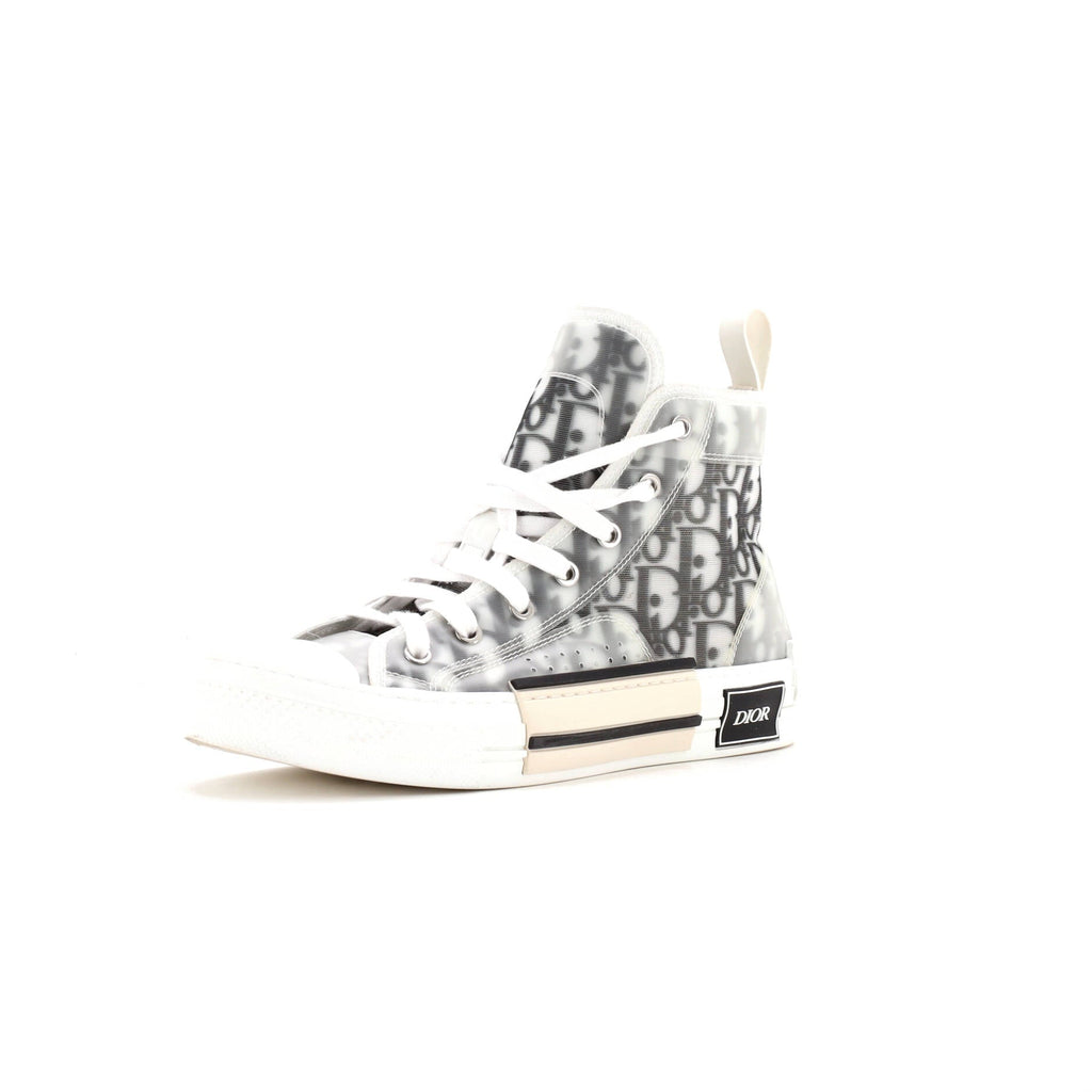 Men's B23 High-Top Sneakers Oblique Coated Canvas and PVC
