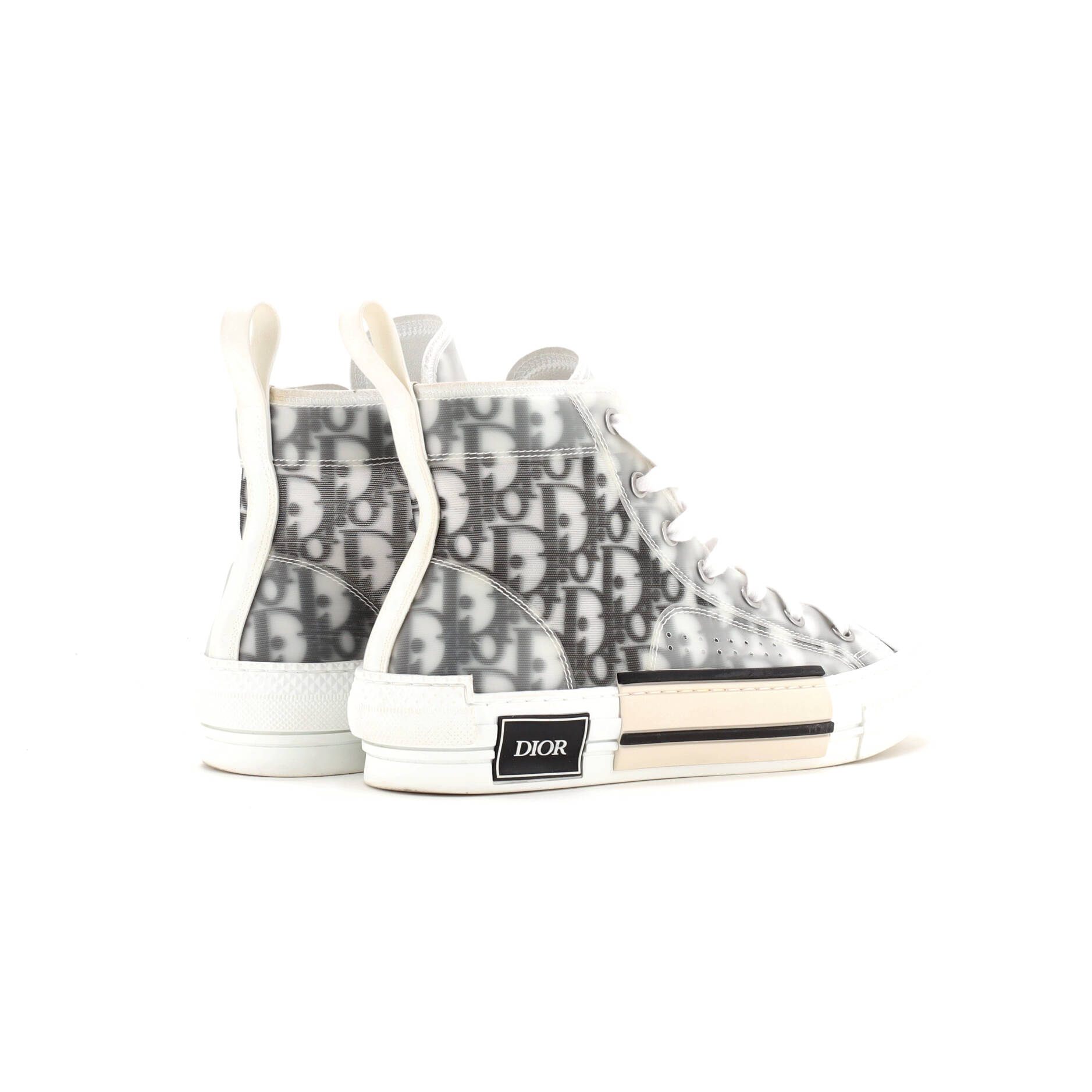 Men's B23 High-Top Sneakers Oblique Coated Canvas and PVC