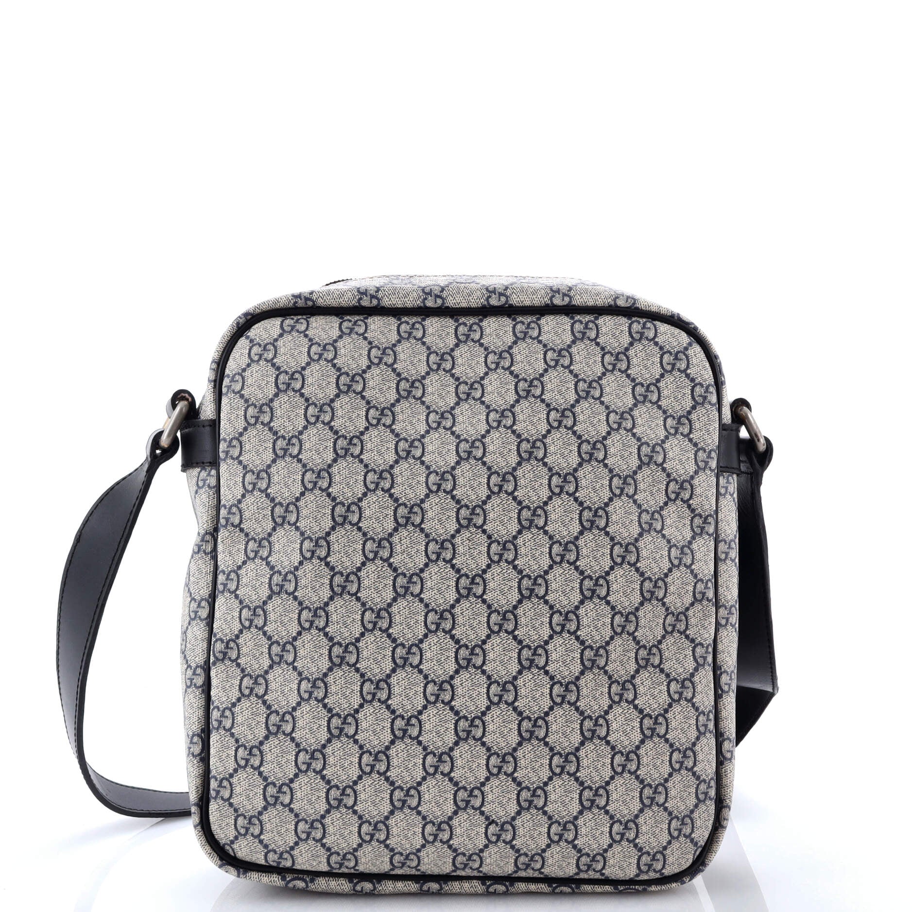 Front Zip Messenger GG Coated Canvas Medium