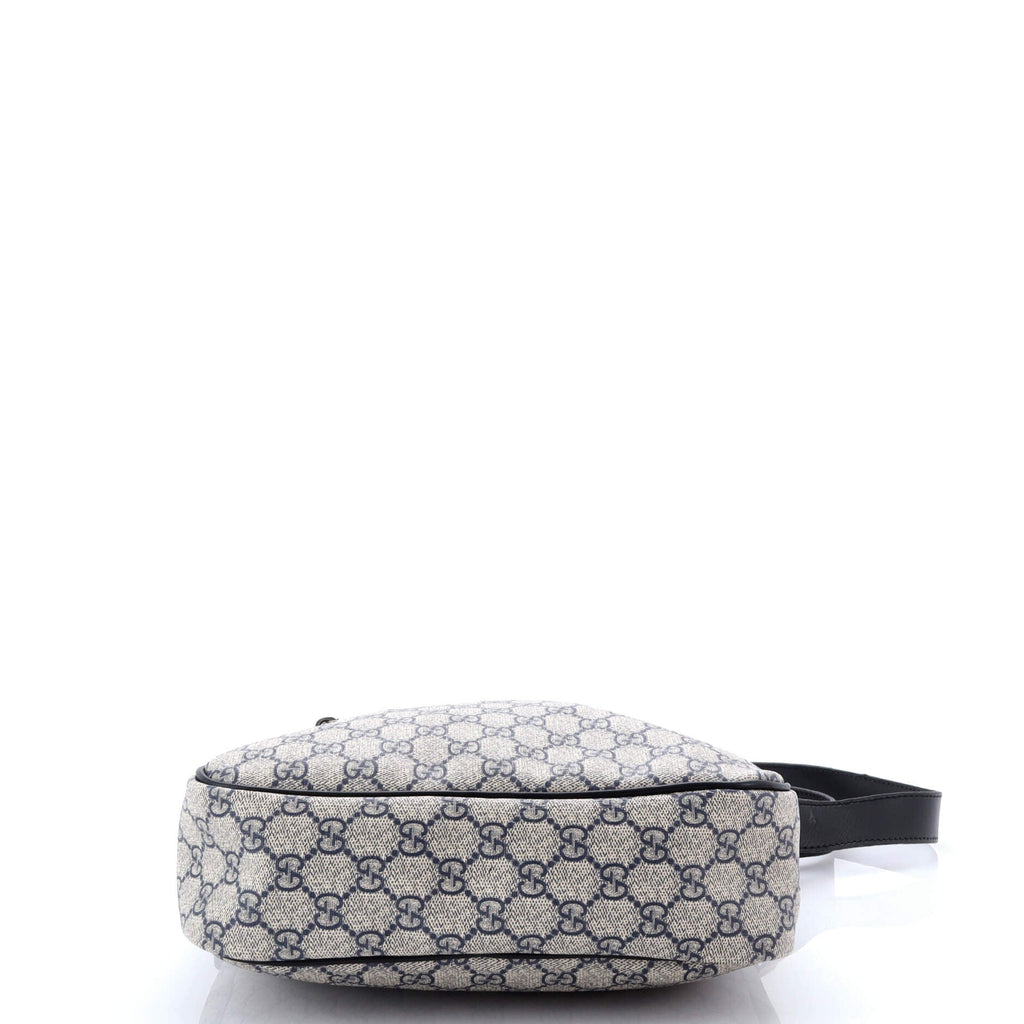 Front Zip Messenger GG Coated Canvas Medium