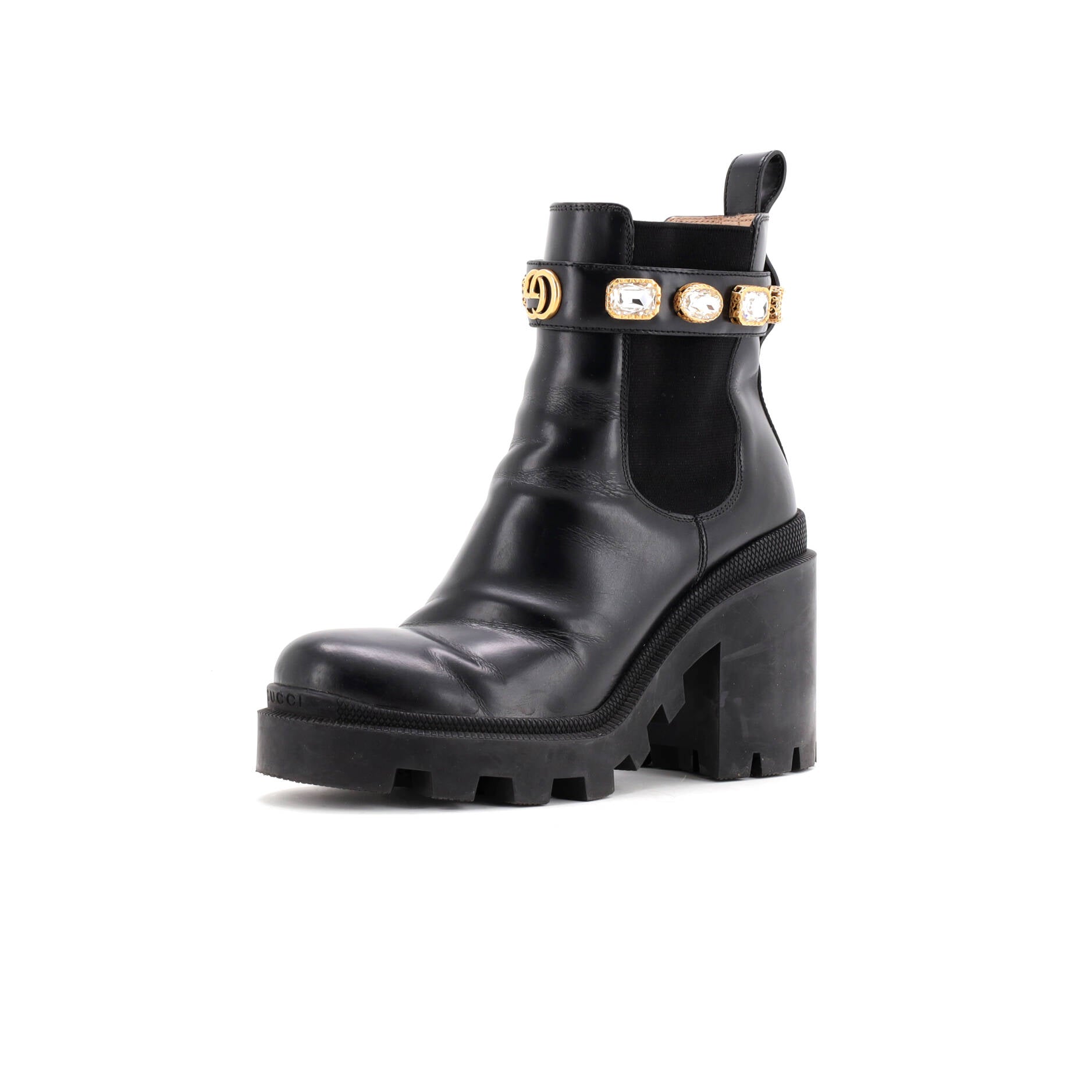 Women's Trip Boots Embellished Leather