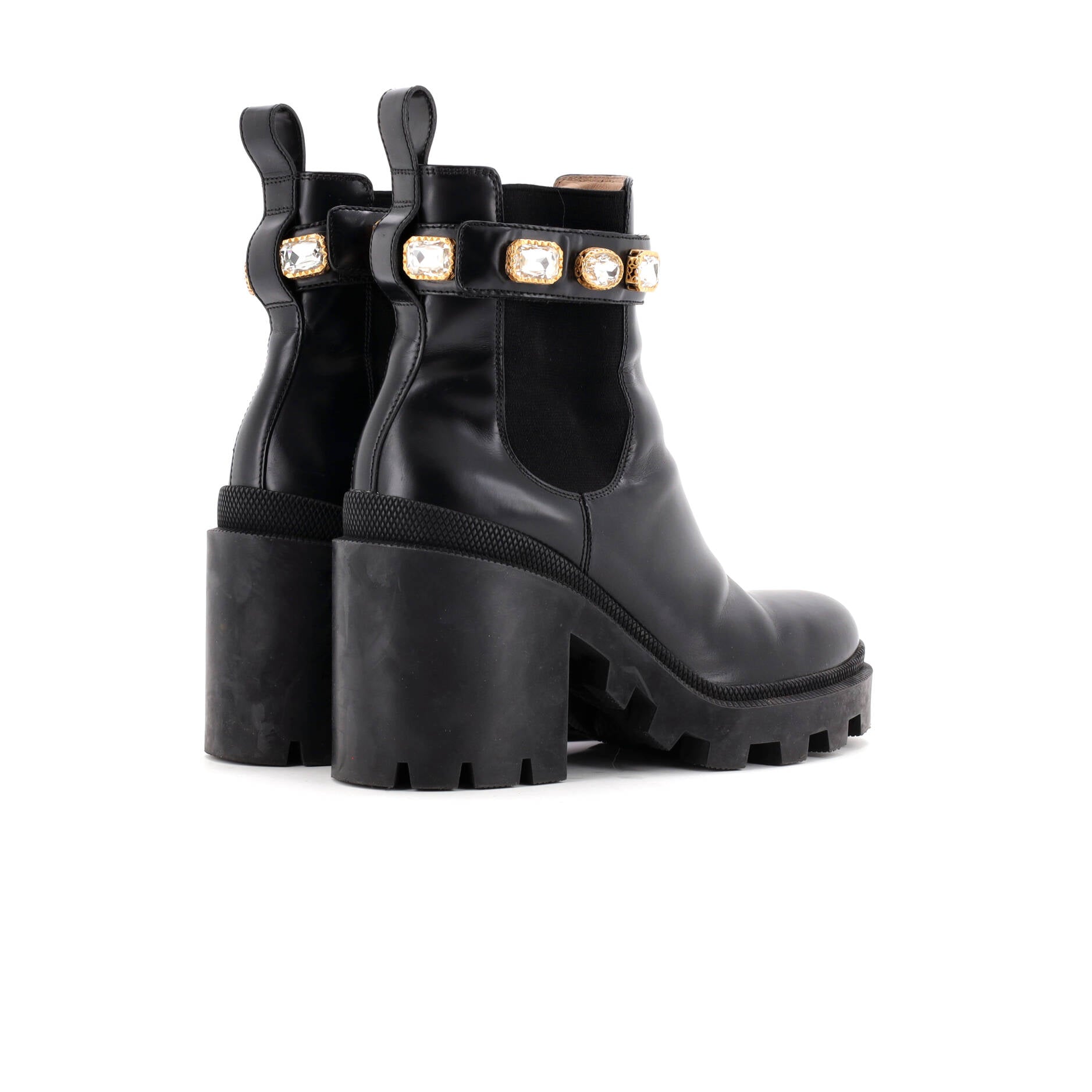 Women's Trip Boots Embellished Leather
