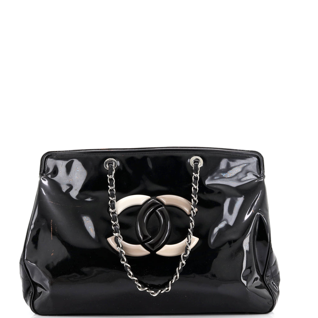 Lipstick Tote Patent Vinyl XL