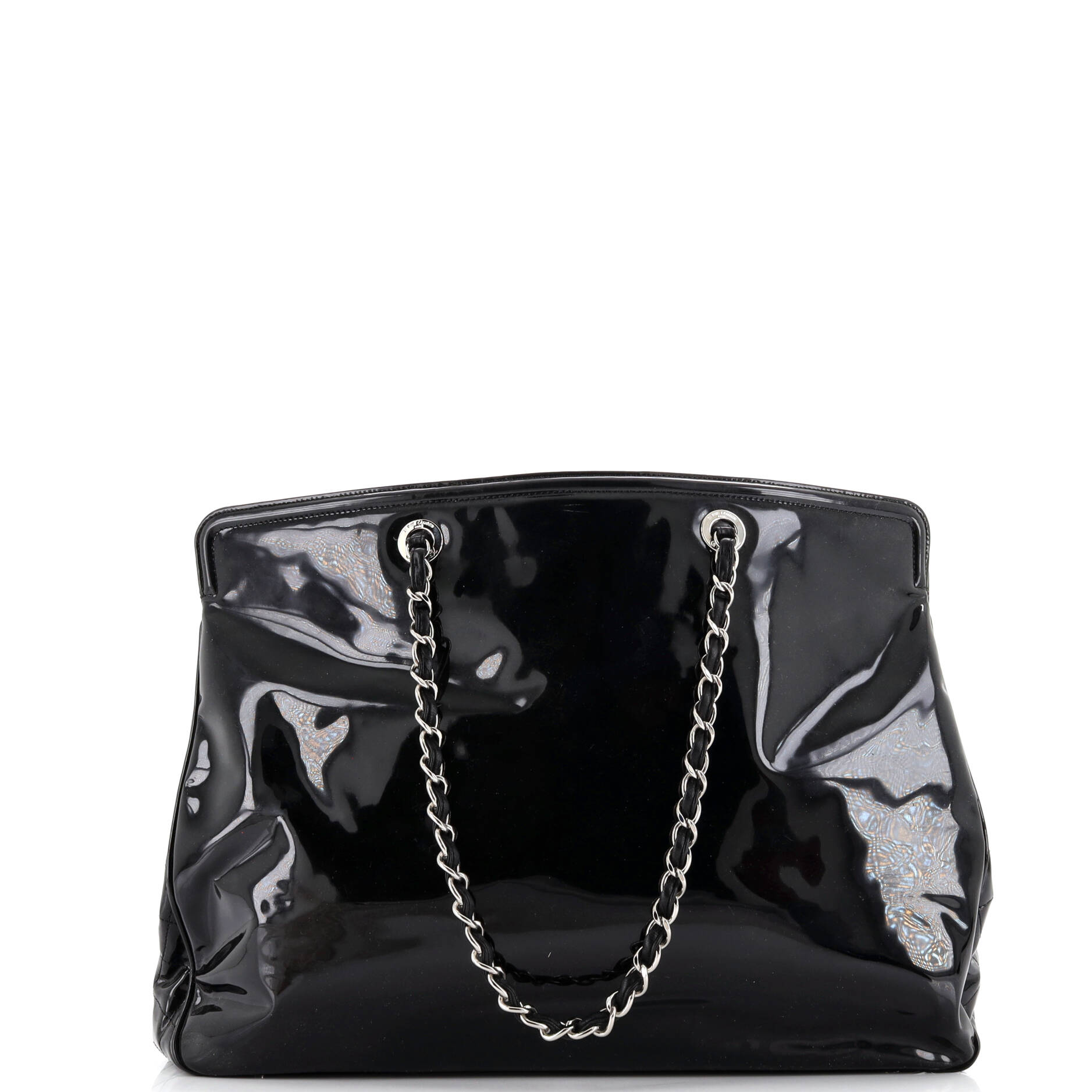 Lipstick Tote Patent Vinyl XL