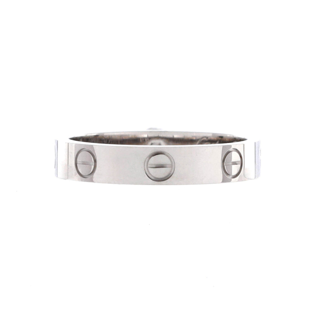 LOVE Solitaire Ring 18K White Gold with Diamond 0.23CT