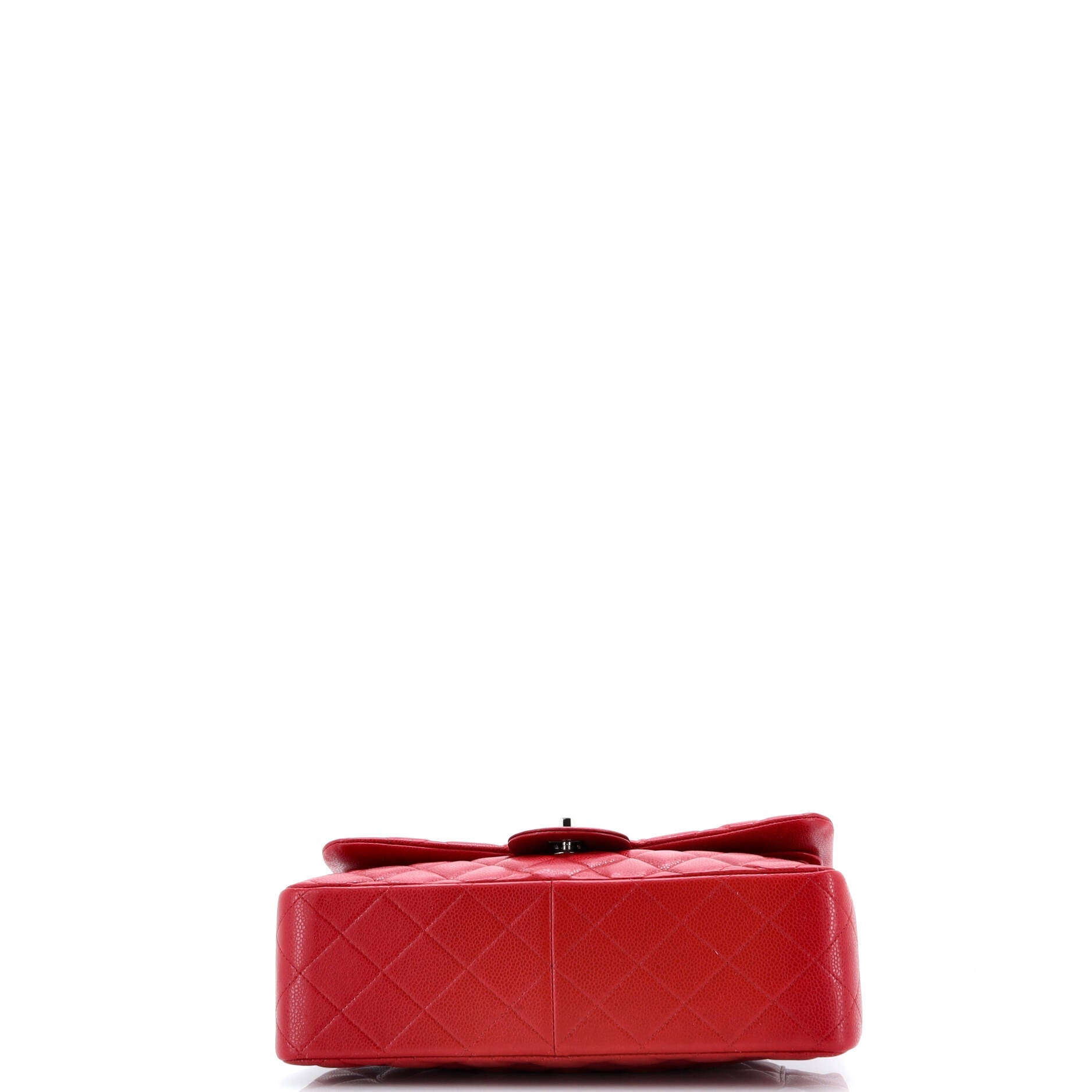 Classic Double Flap Bag Quilted Caviar Jumbo