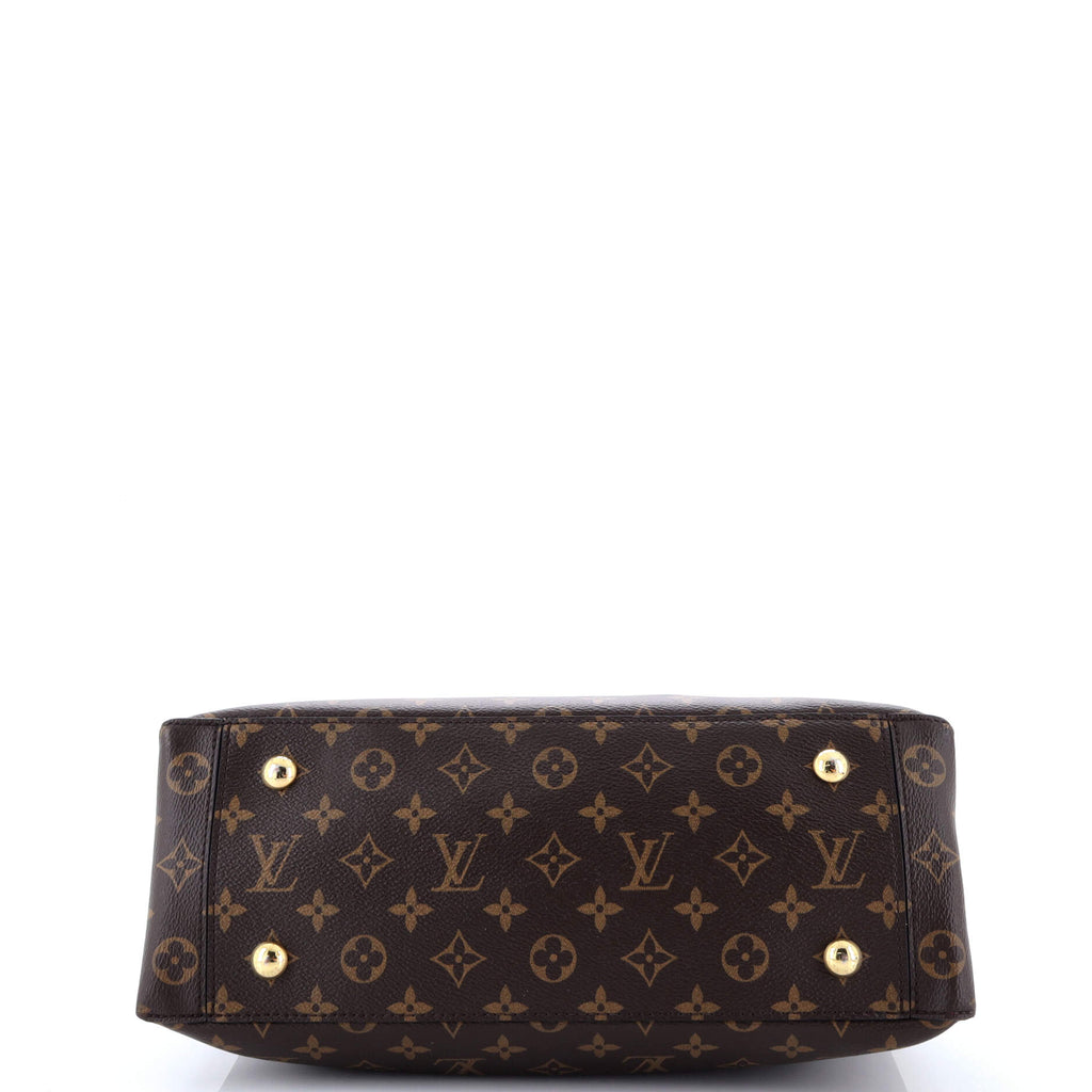 Flower Tote Monogram Canvas with Leather
