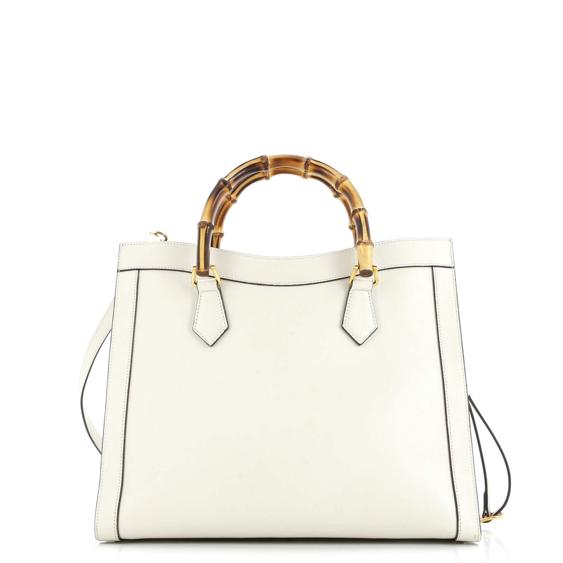 Diana NM Bamboo Handle Tote Leather Medium