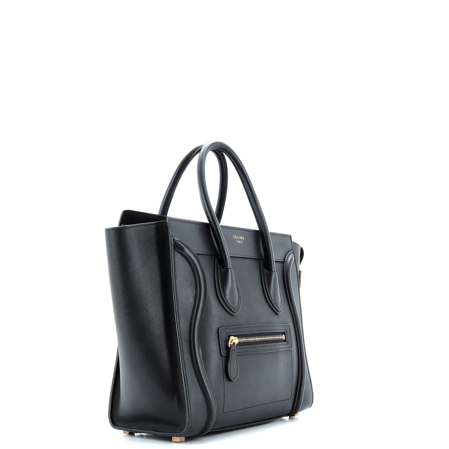 Luggage Bag Smooth Leather Micro