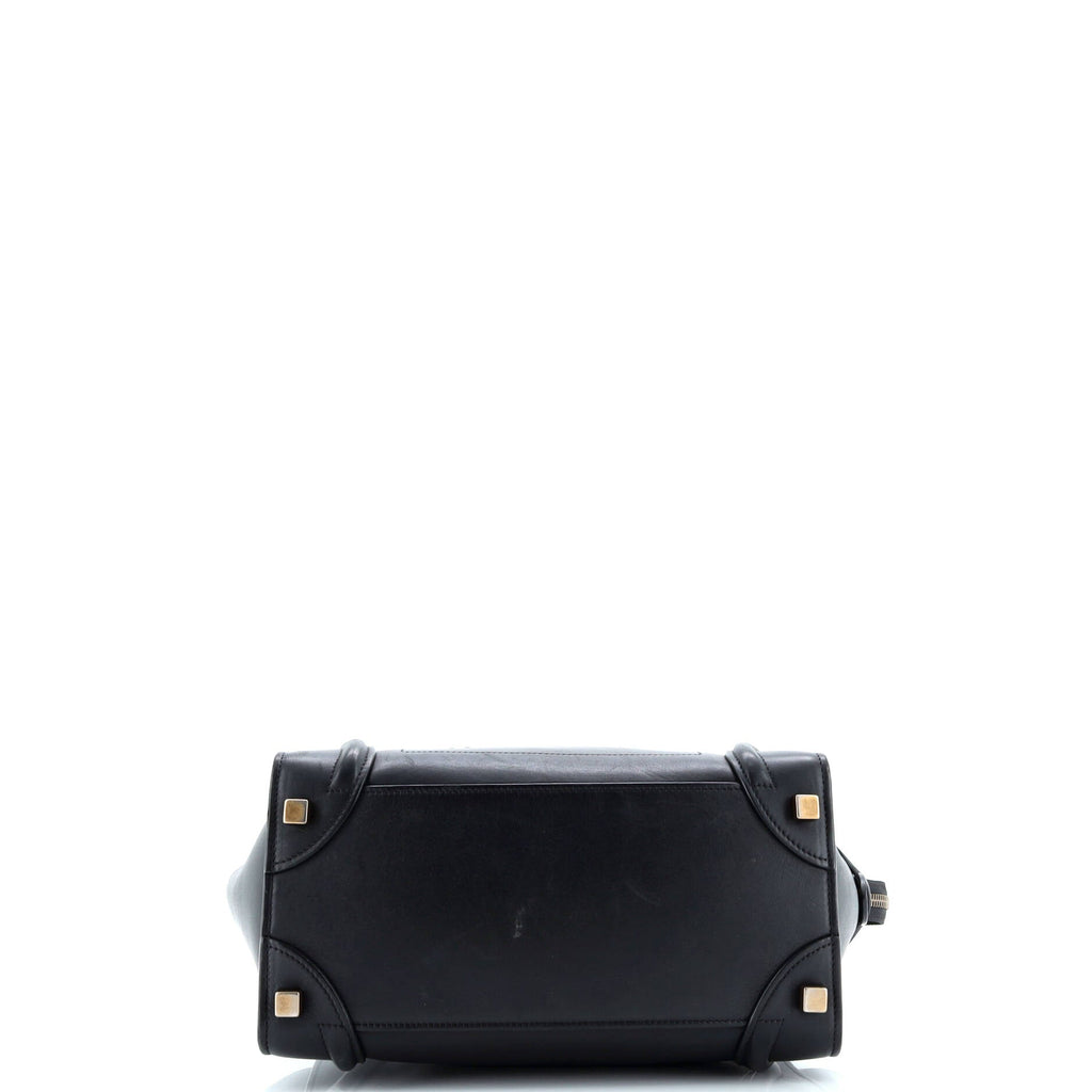 Luggage Bag Smooth Leather Micro