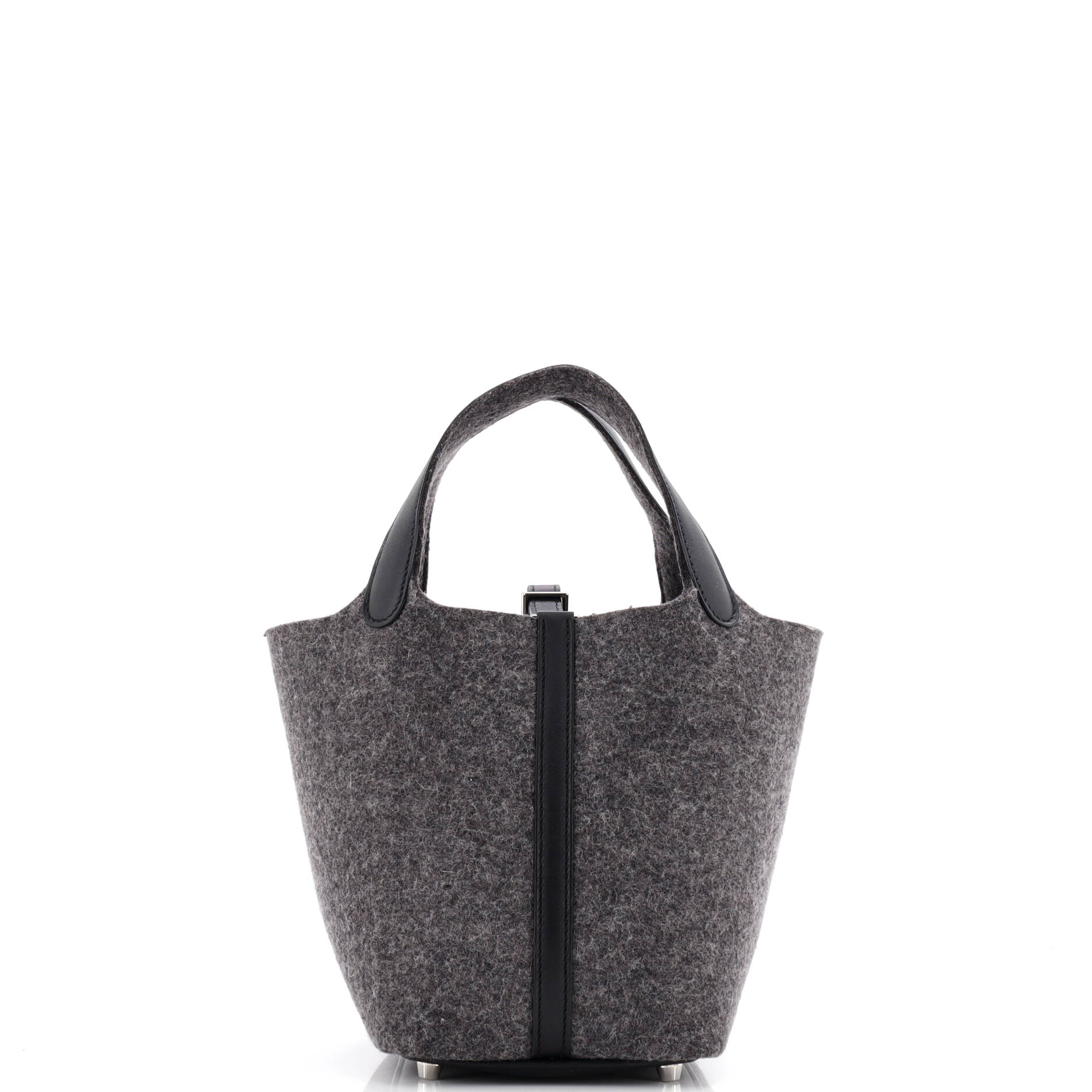 Picotin Lock Bag Felt with Leather PM