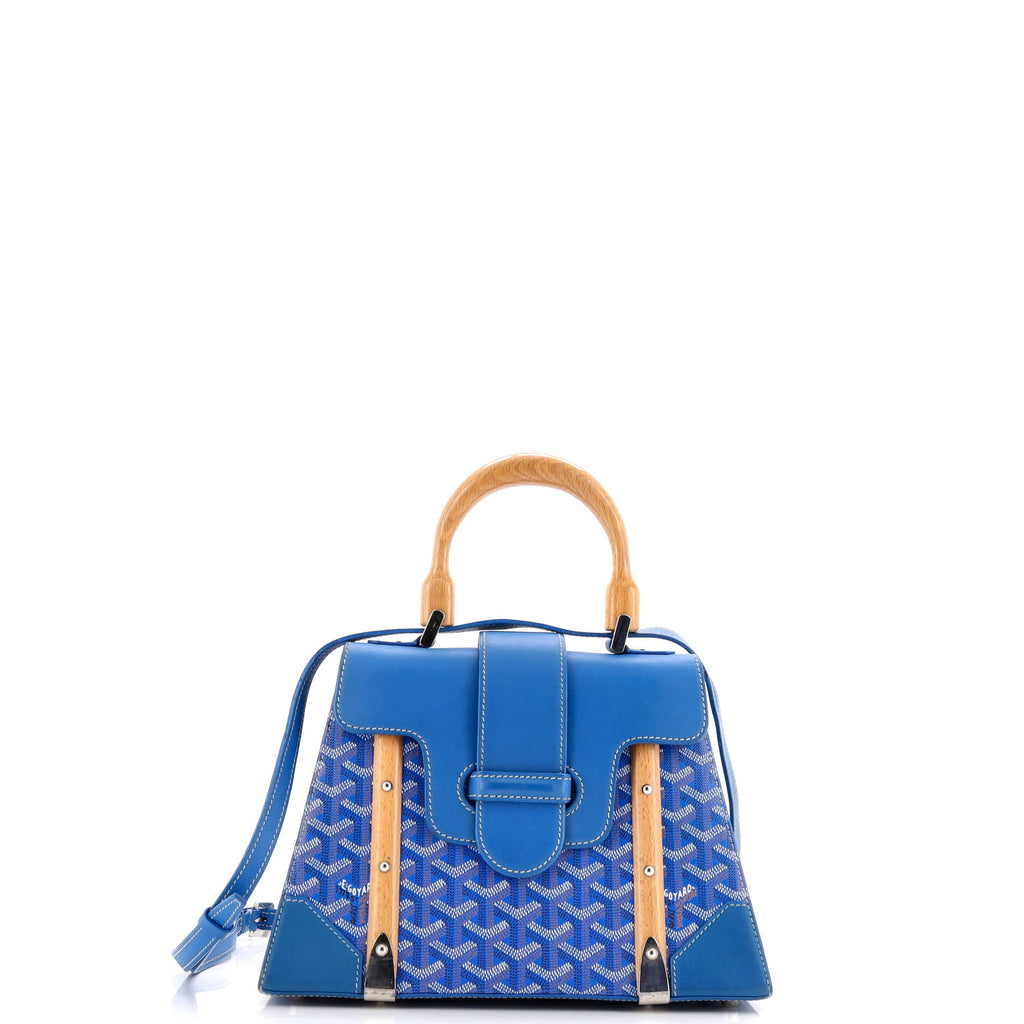 Saigon Top Handle Bag Coated Canvas with Leather PM