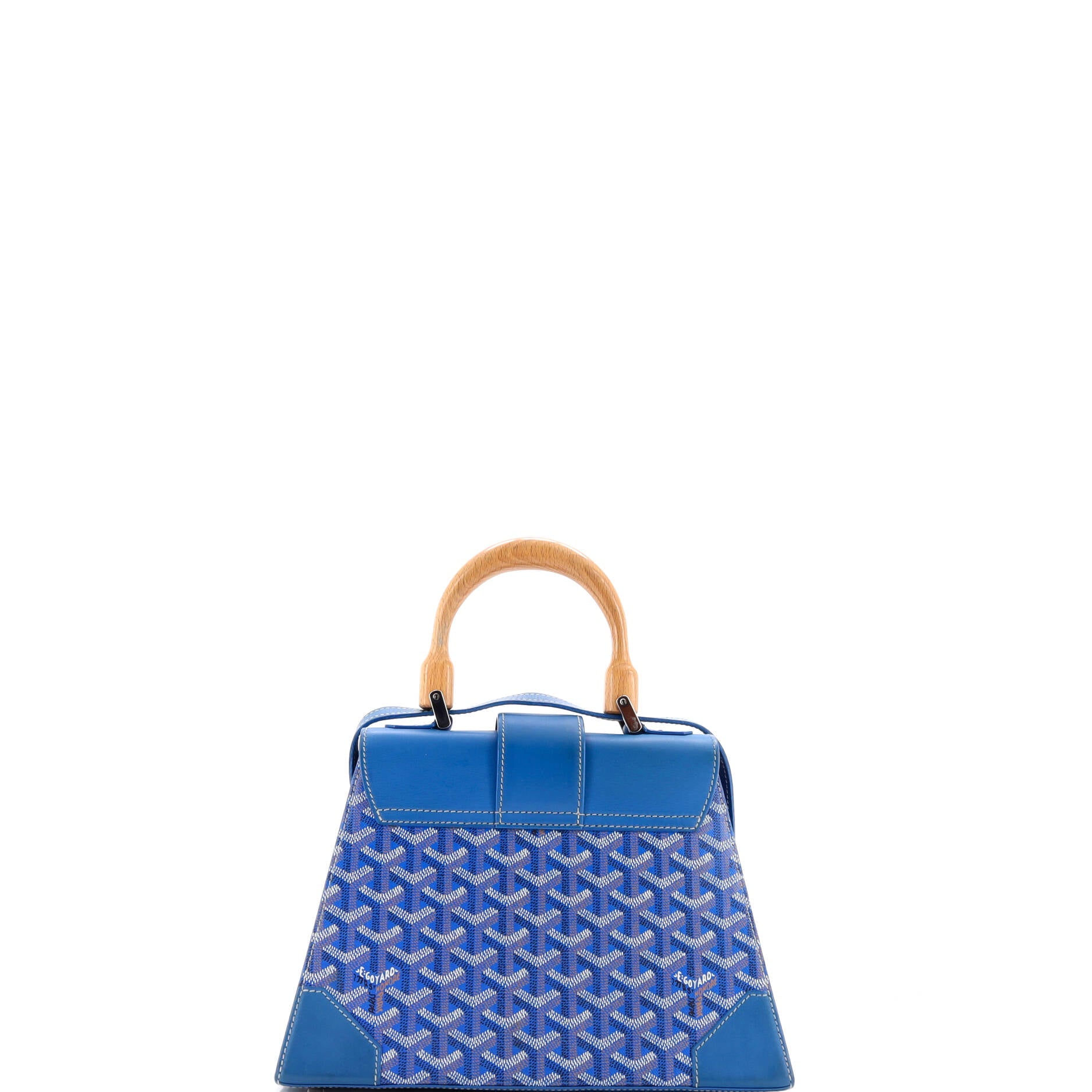 Saigon Top Handle Bag Coated Canvas with Leather PM