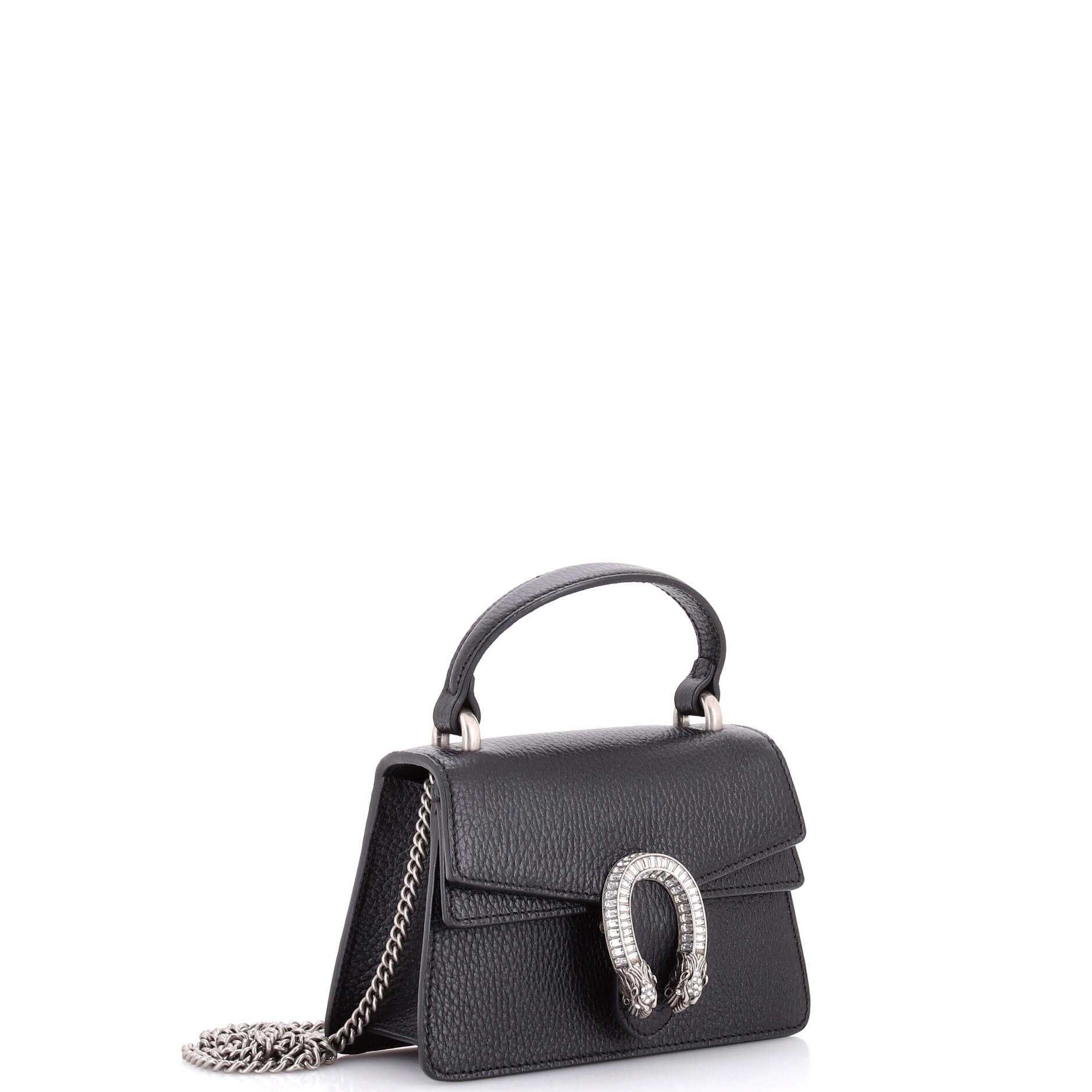 Dionysus Top Handle Bag Leather with Crystals Mini