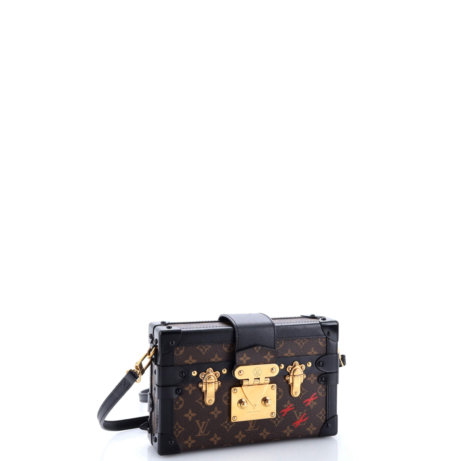 Petite Malle Handbag Monogram Canvas