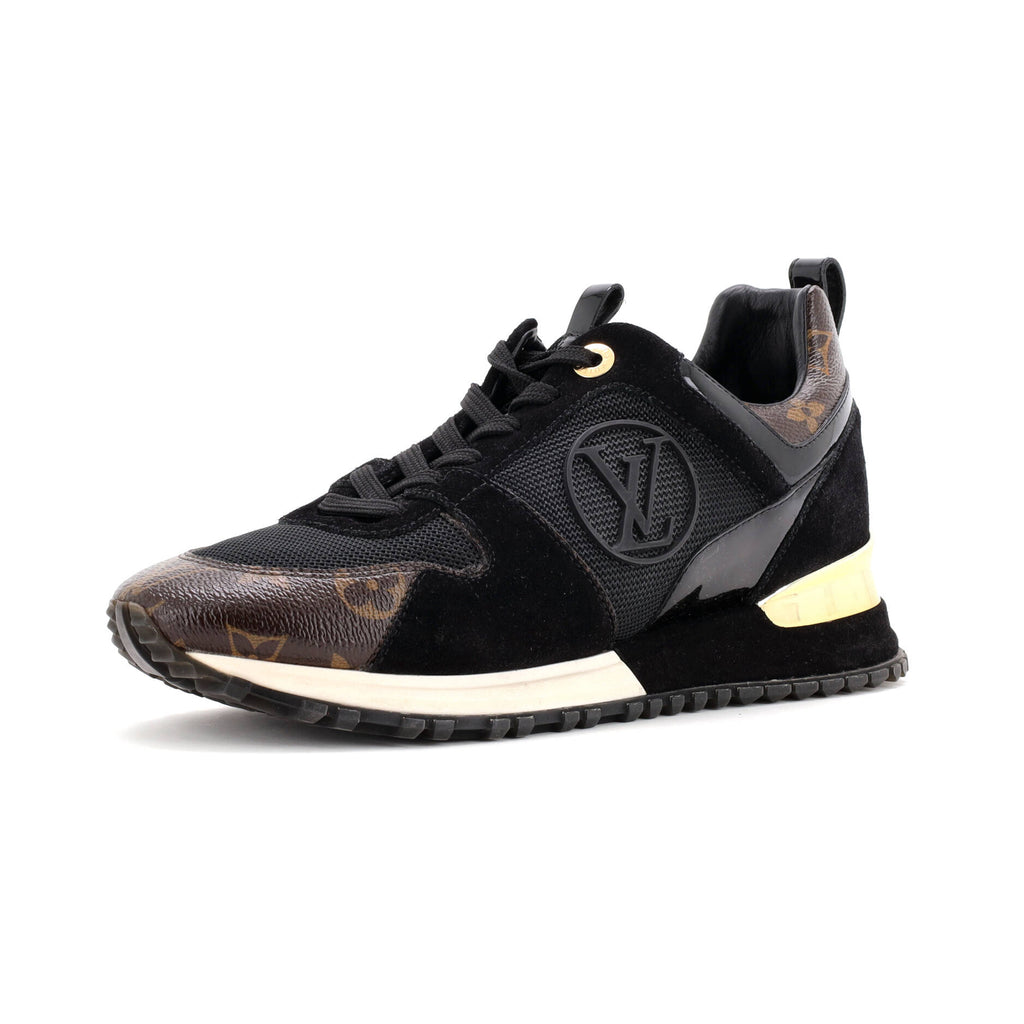 Women's Run Away Sneakers Mesh with Monogram Canvas and Suede