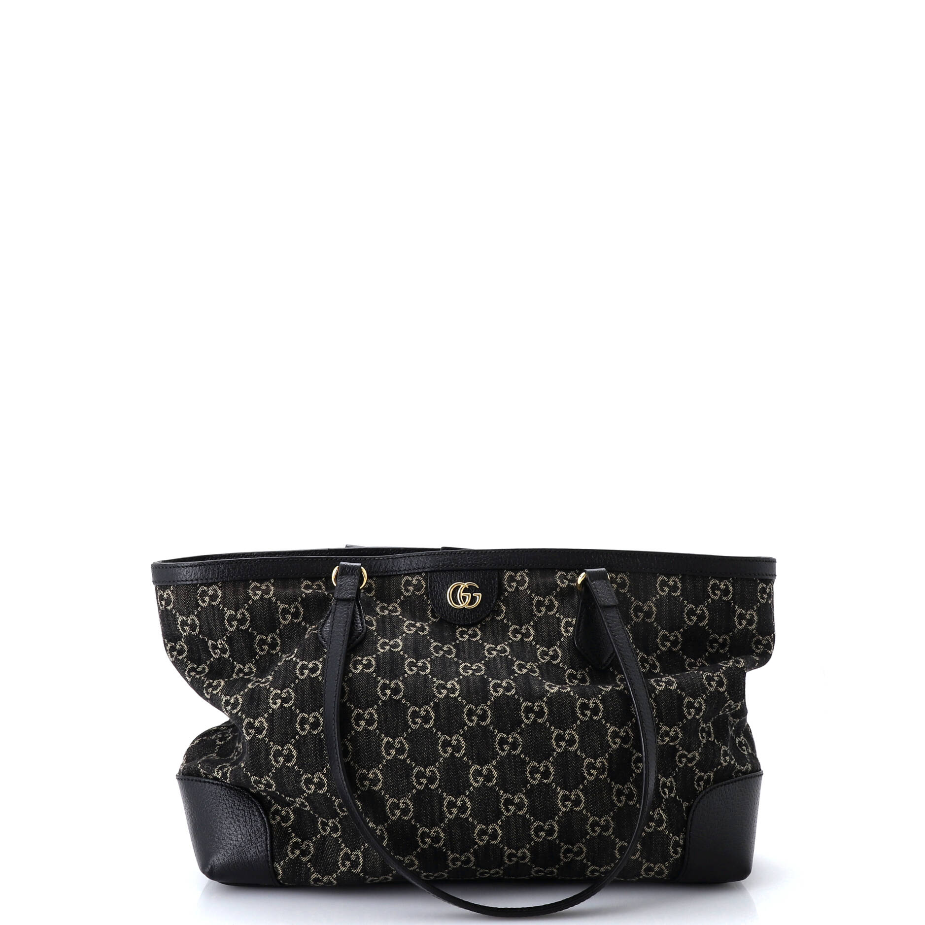 Ophidia Shopping Tote GG Denim Medium