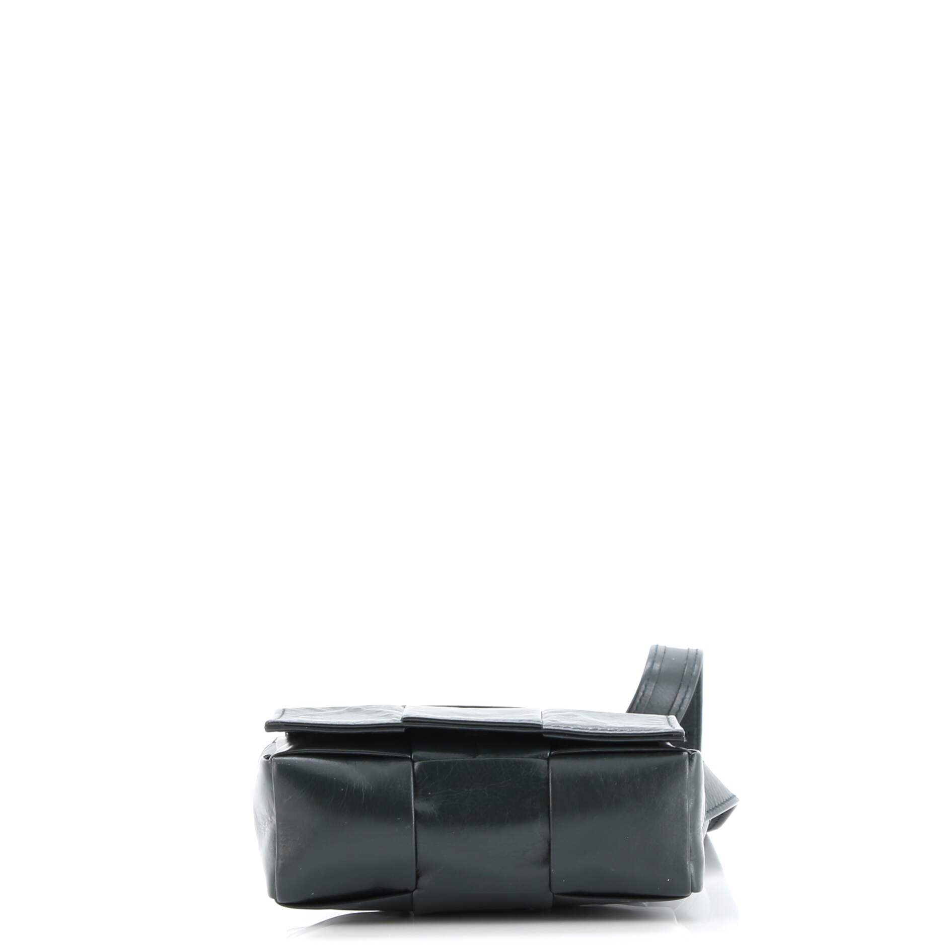 Cassette Crossbody Bag Maxi Intrecciato Leather Candy