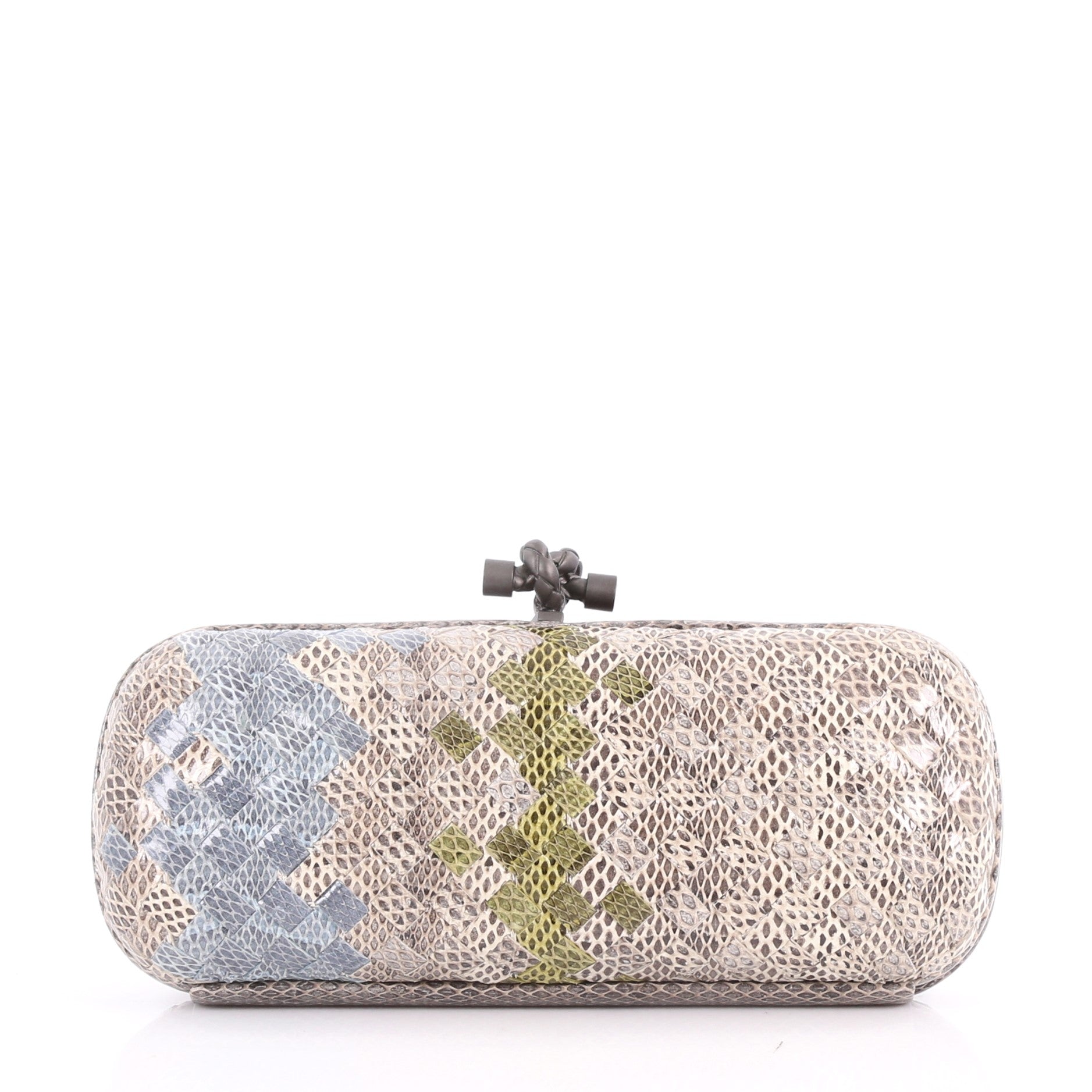 Box Knot Clutch Intrecciato Karung Long