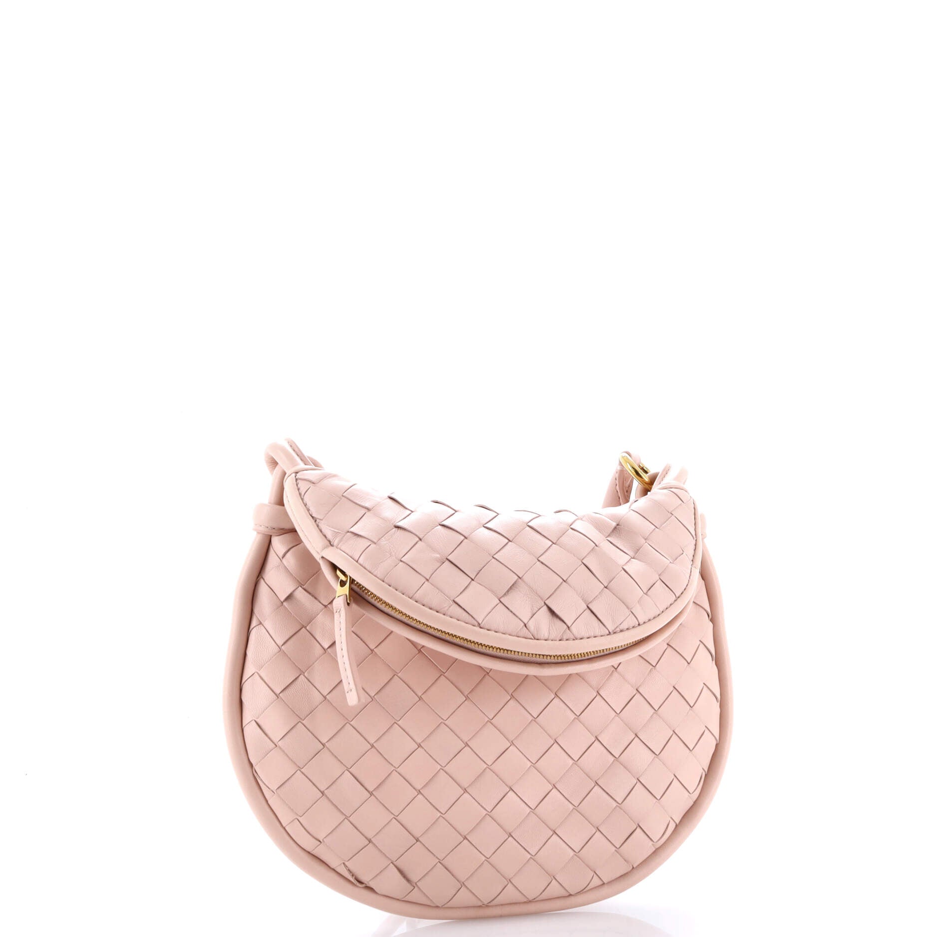 Gemelli Shoulder Bag Intrecciato Leather Small