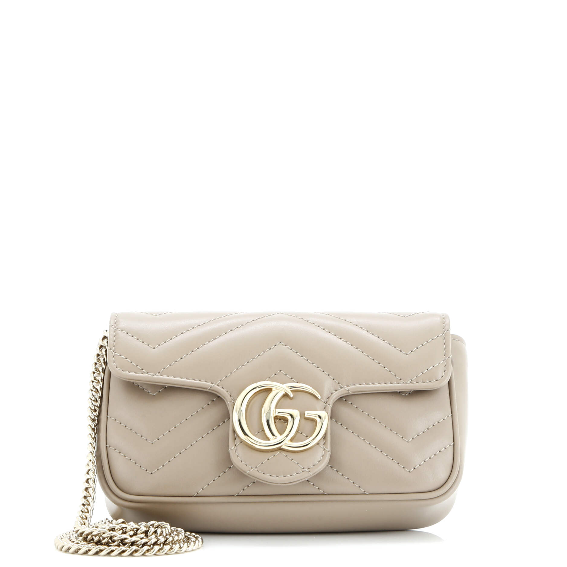 GG Marmont Flap Bag Matelasse Leather Super Mini