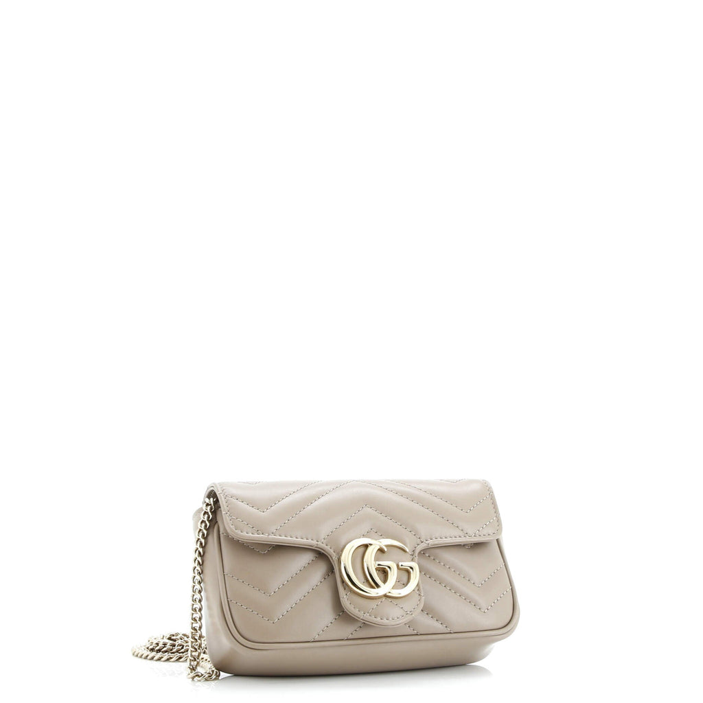 GG Marmont Flap Bag Matelasse Leather Super Mini
