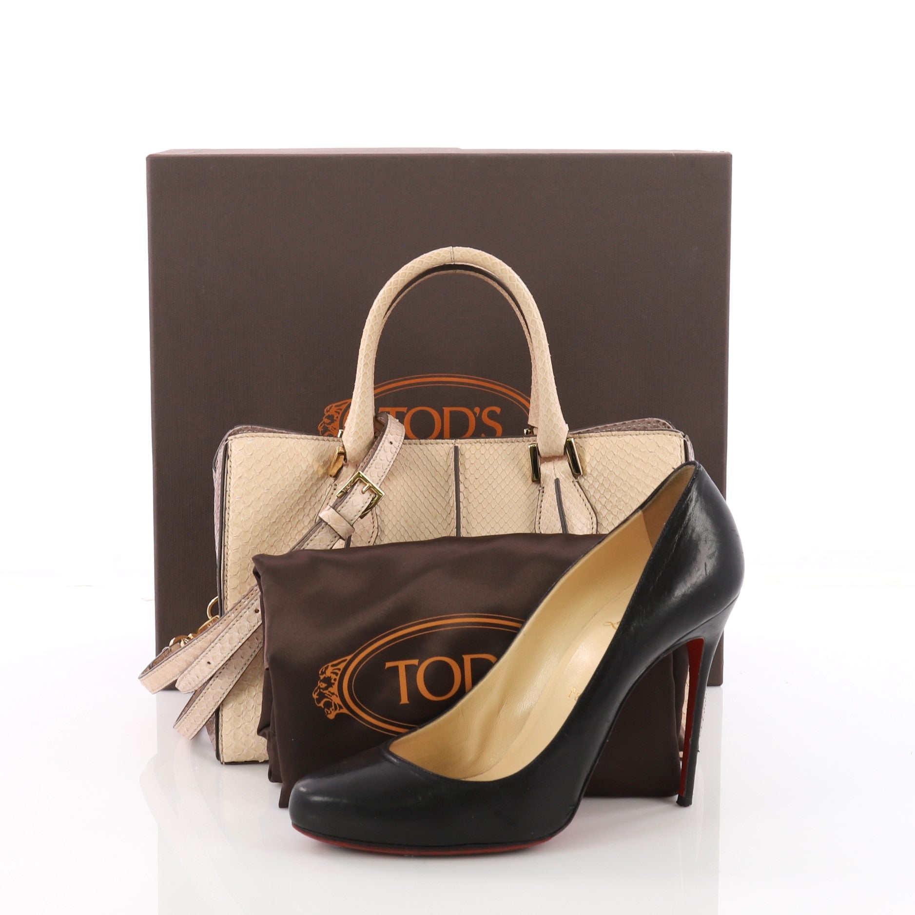 D-Styling Shopper Tote Python Mini