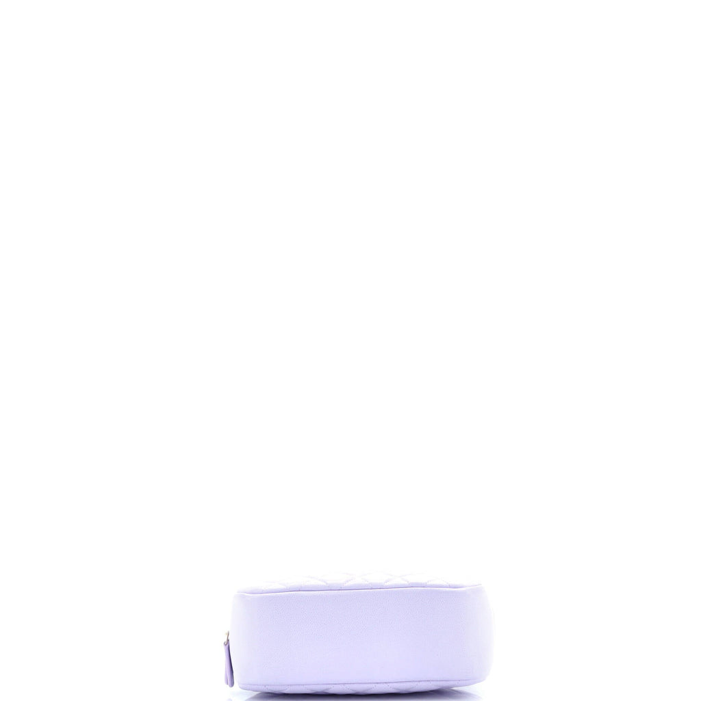 Curvy Cosmetic Pouch Quilted Caviar Medium