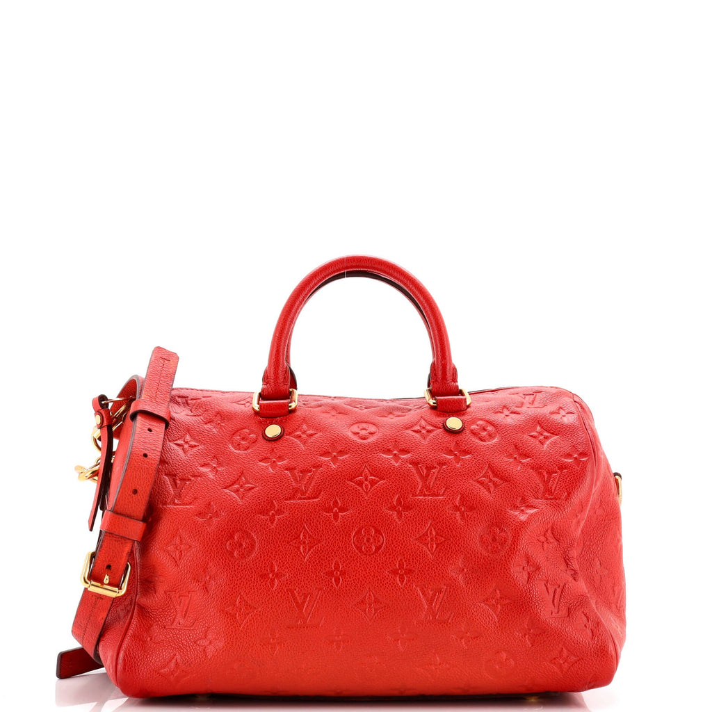 Speedy Bandouliere Bag Monogram Empreinte Leather 30