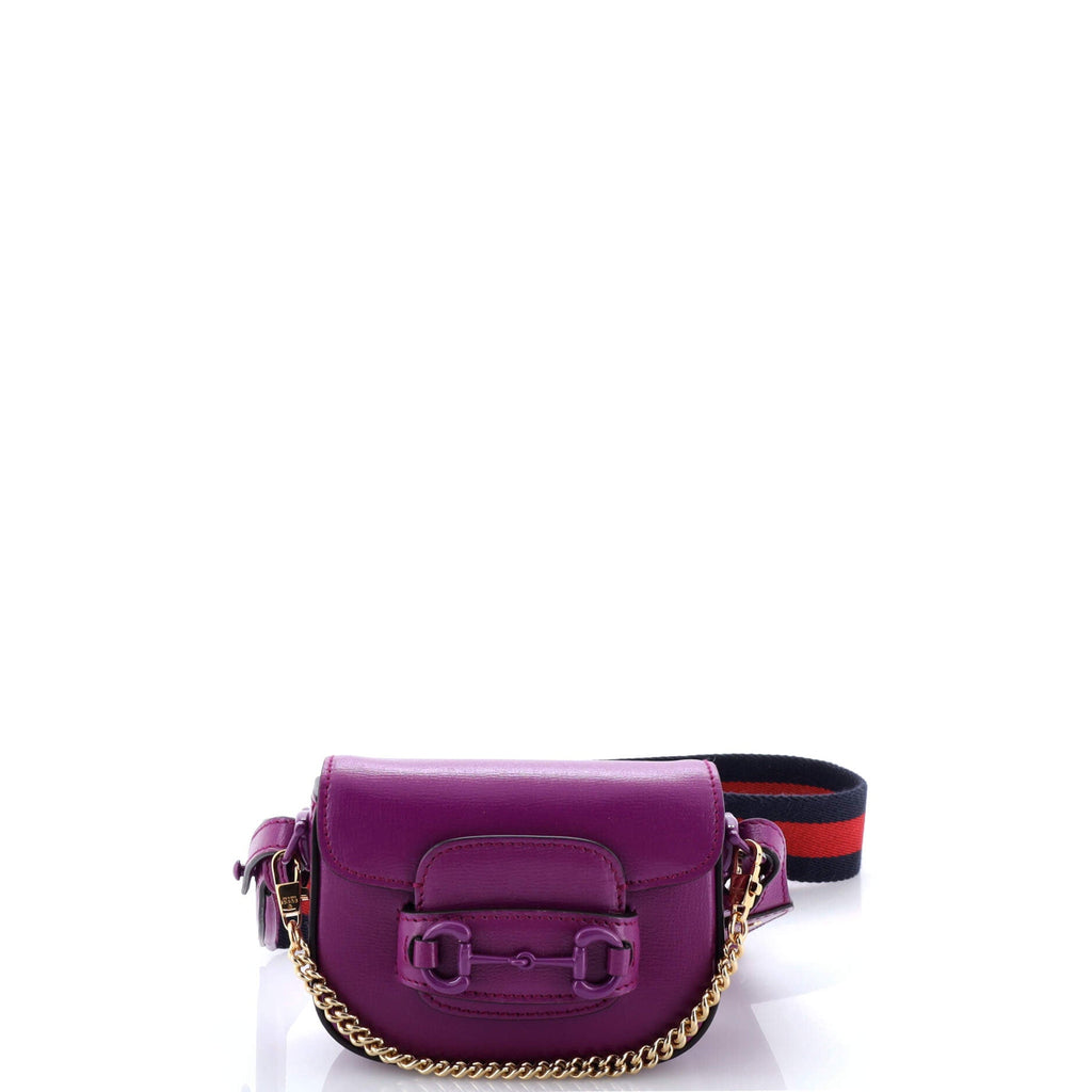 Horsebit 1955 Shoulder Bag Leather Super Mini