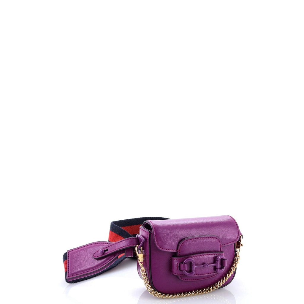 Horsebit 1955 Shoulder Bag Leather Super Mini