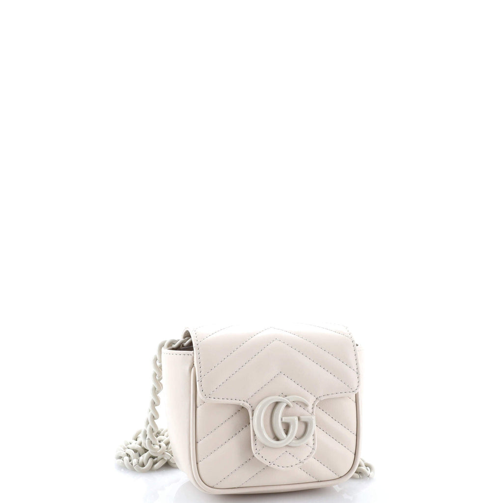 GG Marmont Flap Belt Bag Matelasse Leather Mini