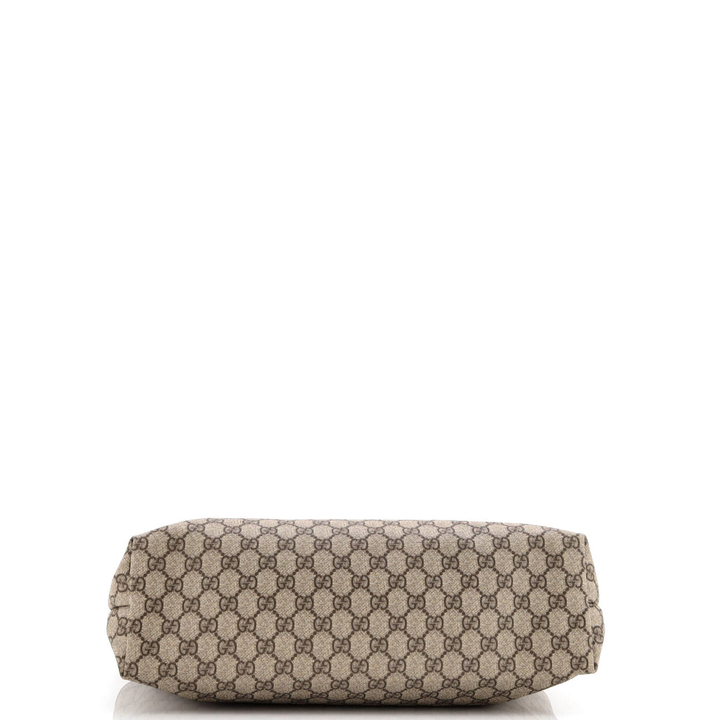 Plus Tote GG Coated Canvas with Leather Medium
