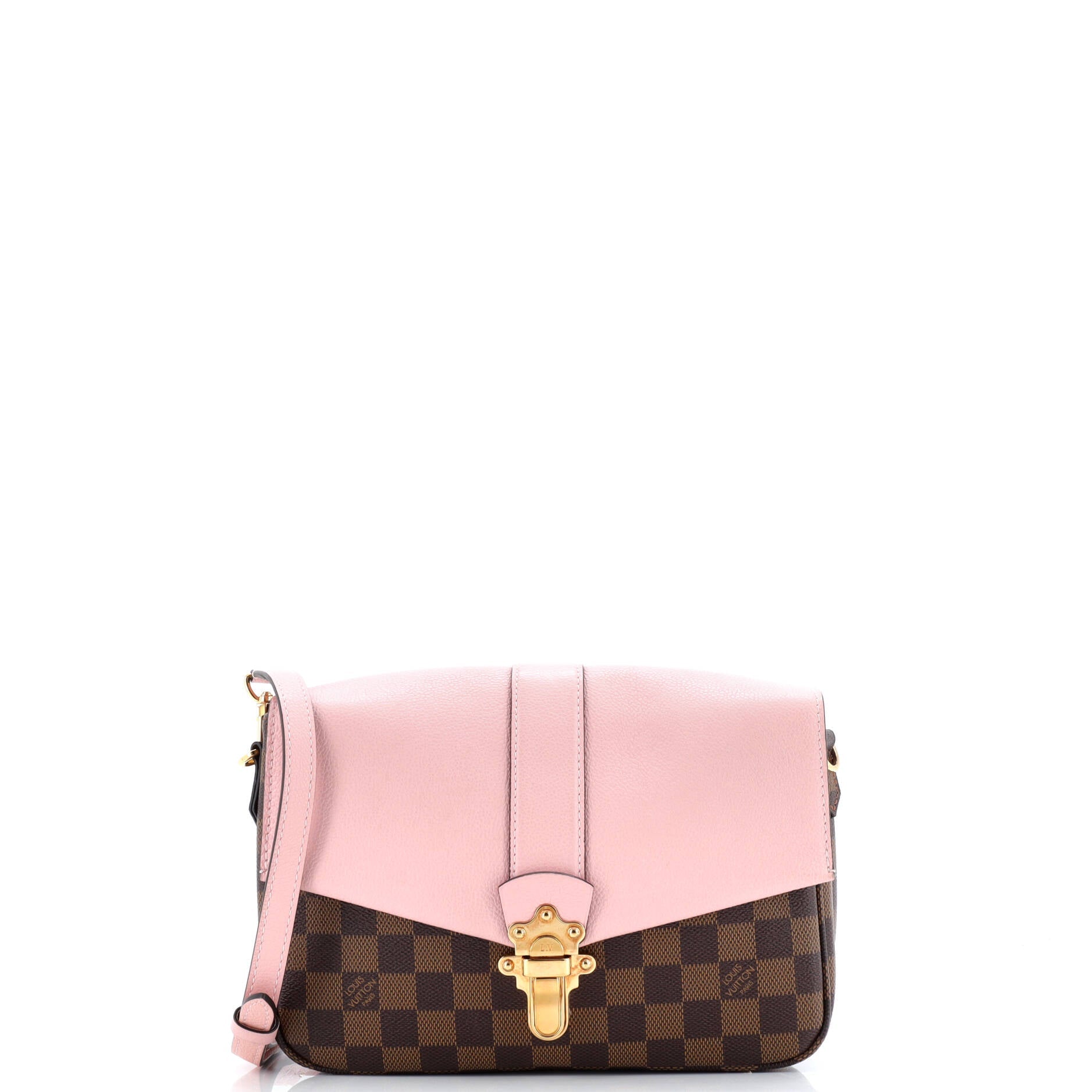 Clapton Handbag Damier and Leather PM