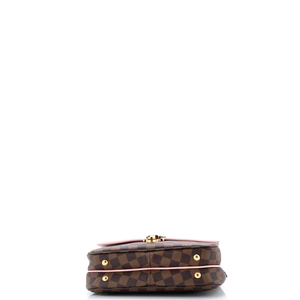 Clapton Handbag Damier and Leather PM