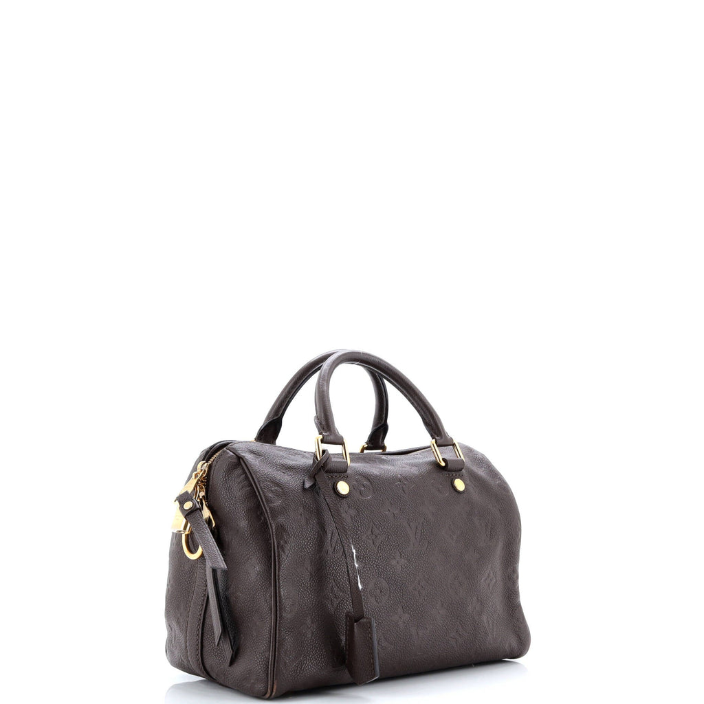 Speedy Bandouliere Bag Monogram Empreinte Leather 25