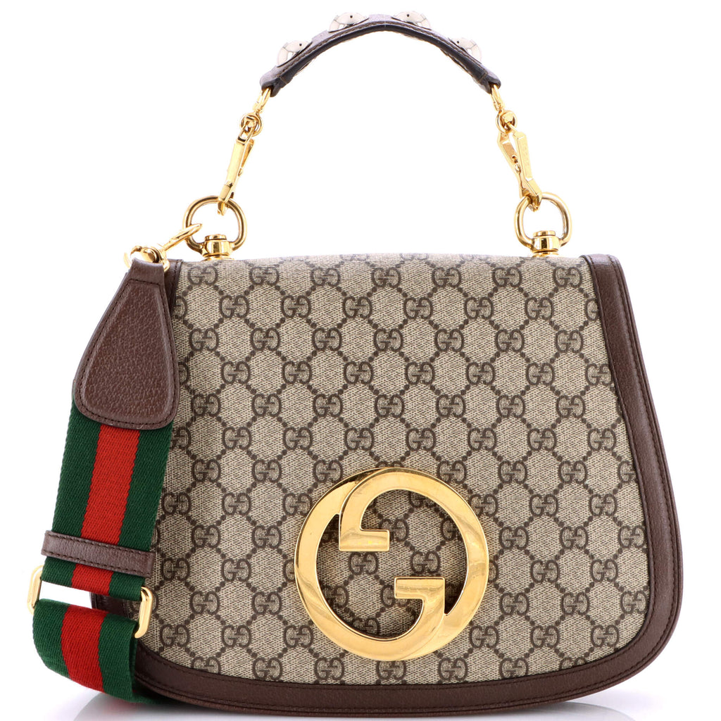 Blondie NM Top Handle Bag GG Coated Canvas Medium