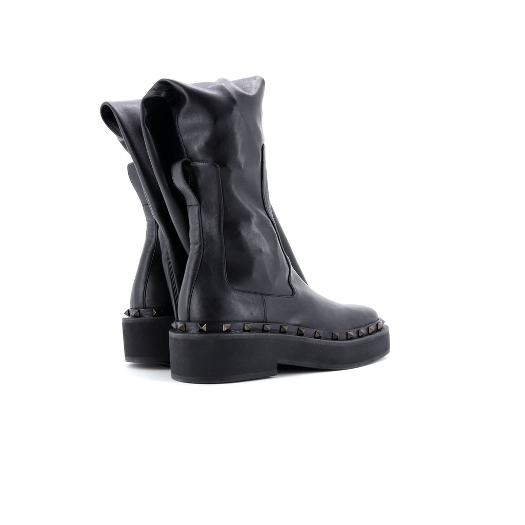 Women's Rockstud M-Way Over the Knee Boots Leather