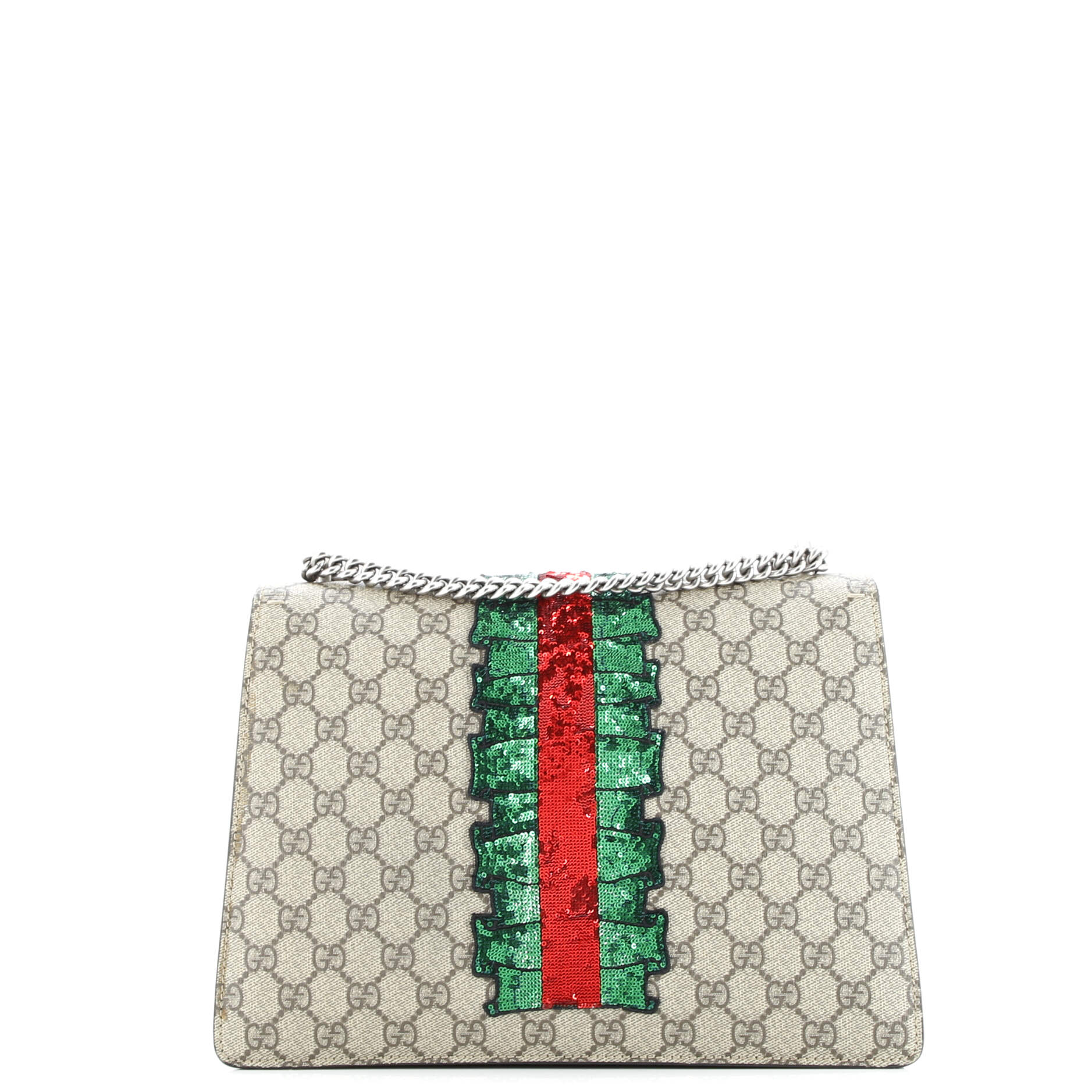 Dionysus Bag Embellished GG Coated Canvas Medium