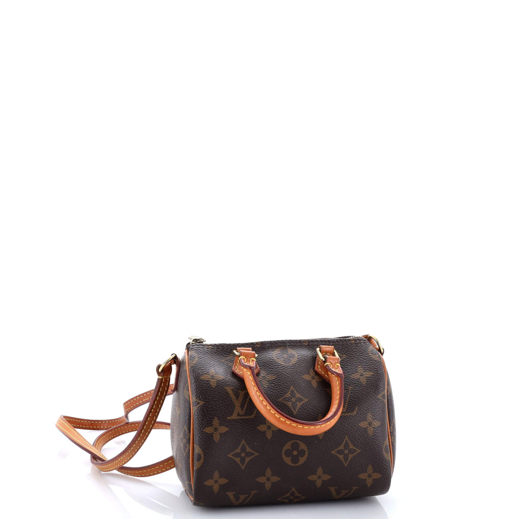 Speedy Bandouliere Bag Monogram Canvas Nano