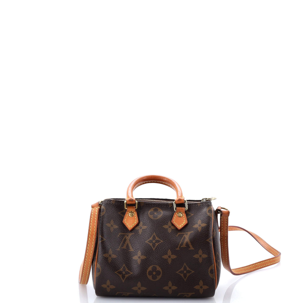 Speedy Bandouliere Bag Monogram Canvas Nano