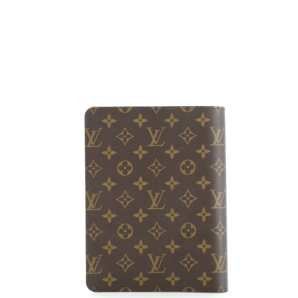 Desk Agenda Cover Monogram Canvas