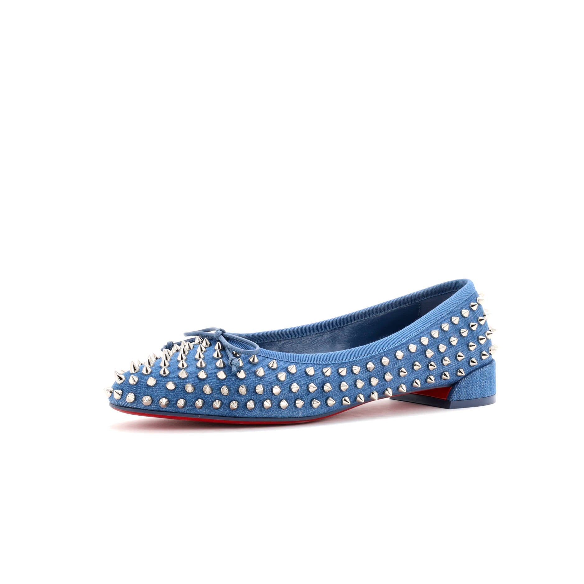 Women's Sweetie Jane Flats Spiked Denim