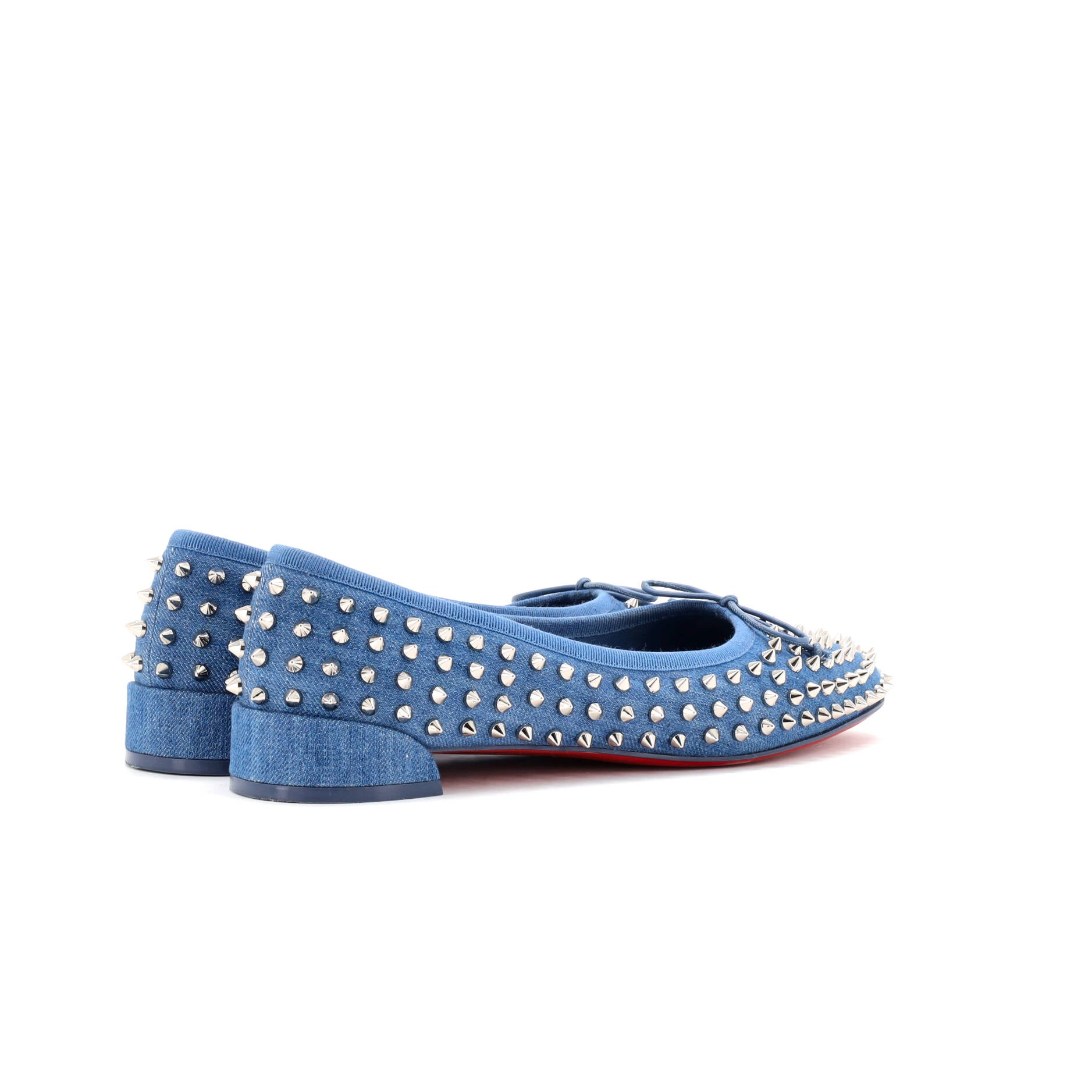 Women's Sweetie Jane Flats Spiked Denim